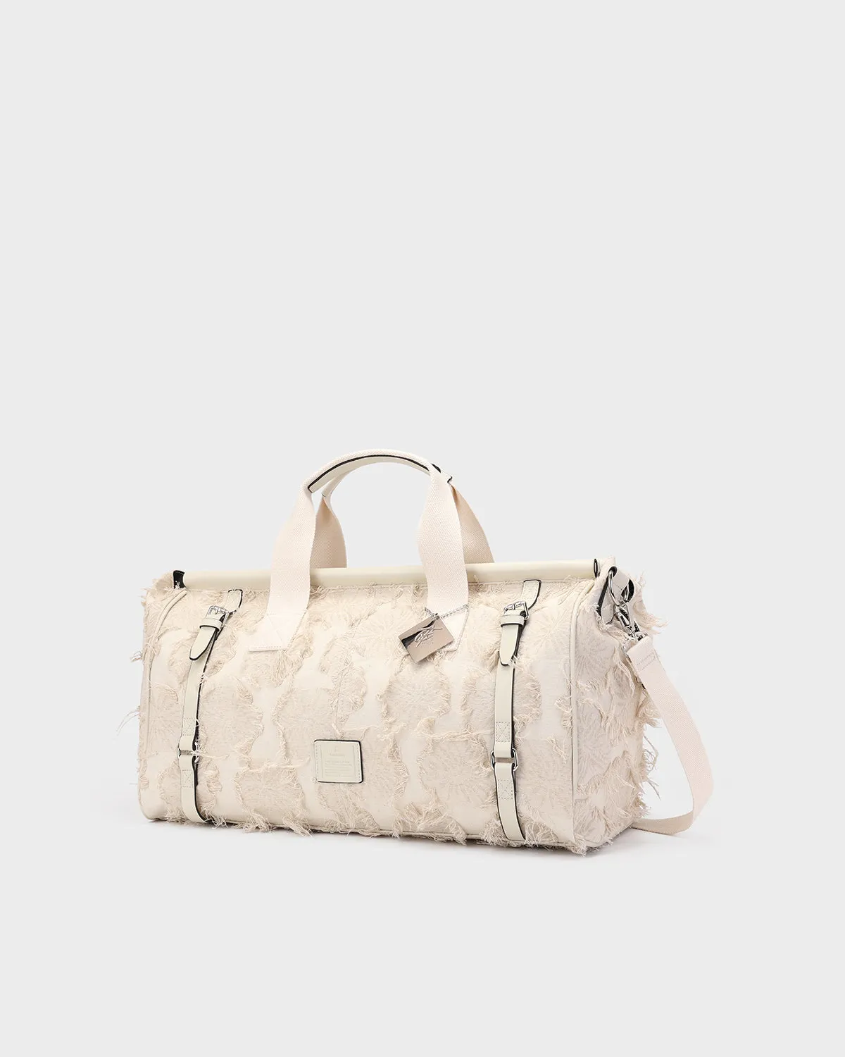 Mummy Duffle Bag in Cream White