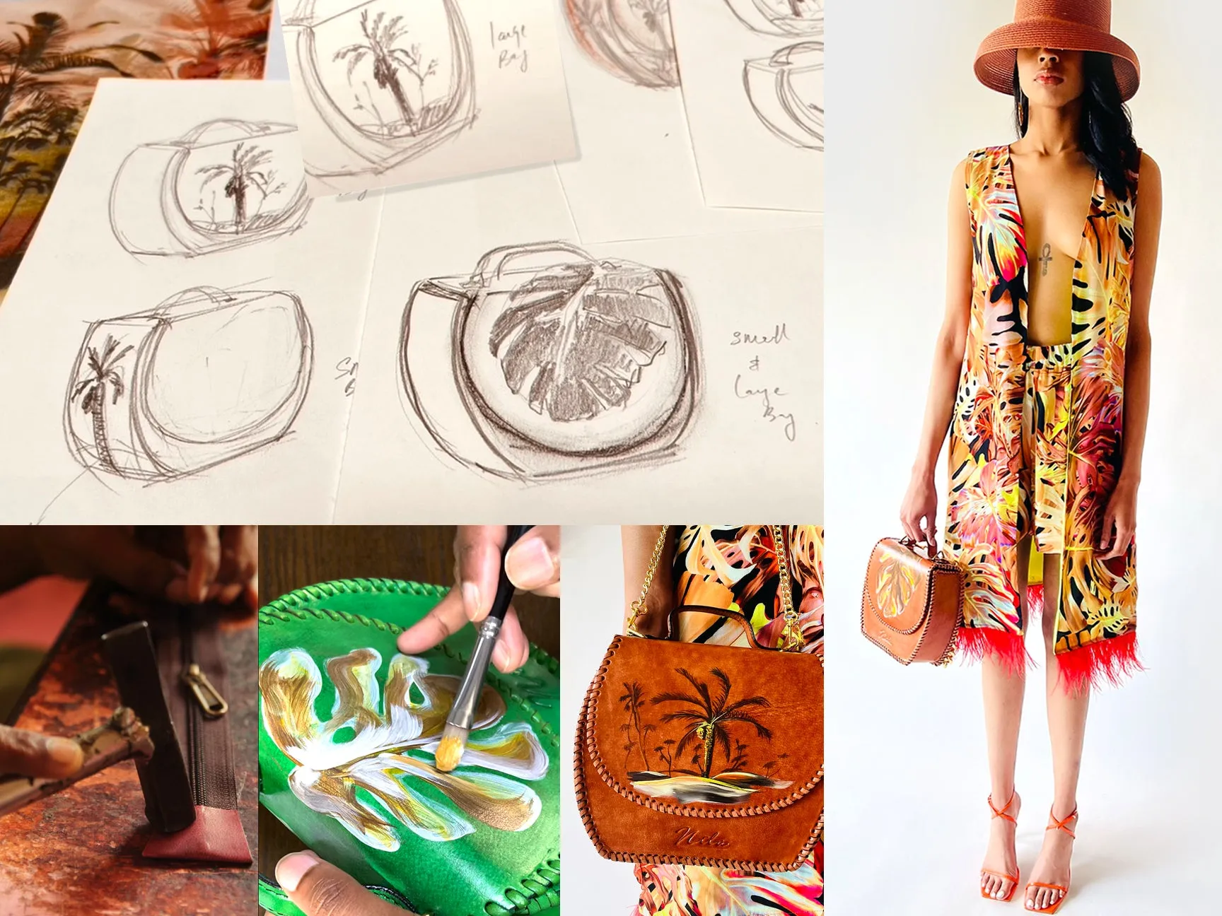 Nila Palmiers Bag