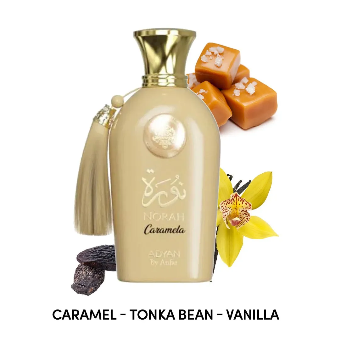 Norah Caramela For Women By Adyan Eau De Parfum Spray 3.4 oz