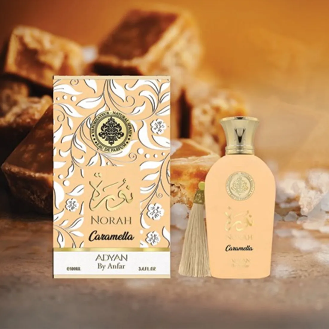 Norah Caramela For Women By Adyan Eau De Parfum Spray 3.4 oz
