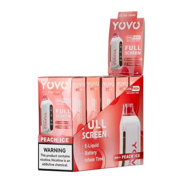 Peach Ice YOVO Ultra 18000