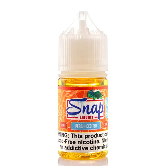 Peach Iced Tea Iced Salt - Snap E-Juice