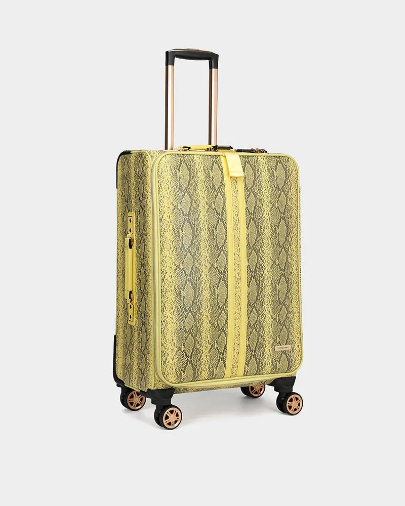 PY 2 Piece Suitcase Set in Yellow