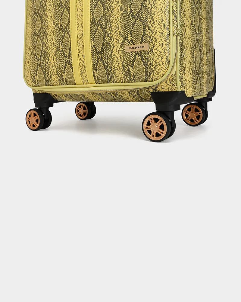 PY 2 Piece Suitcase Set in Yellow