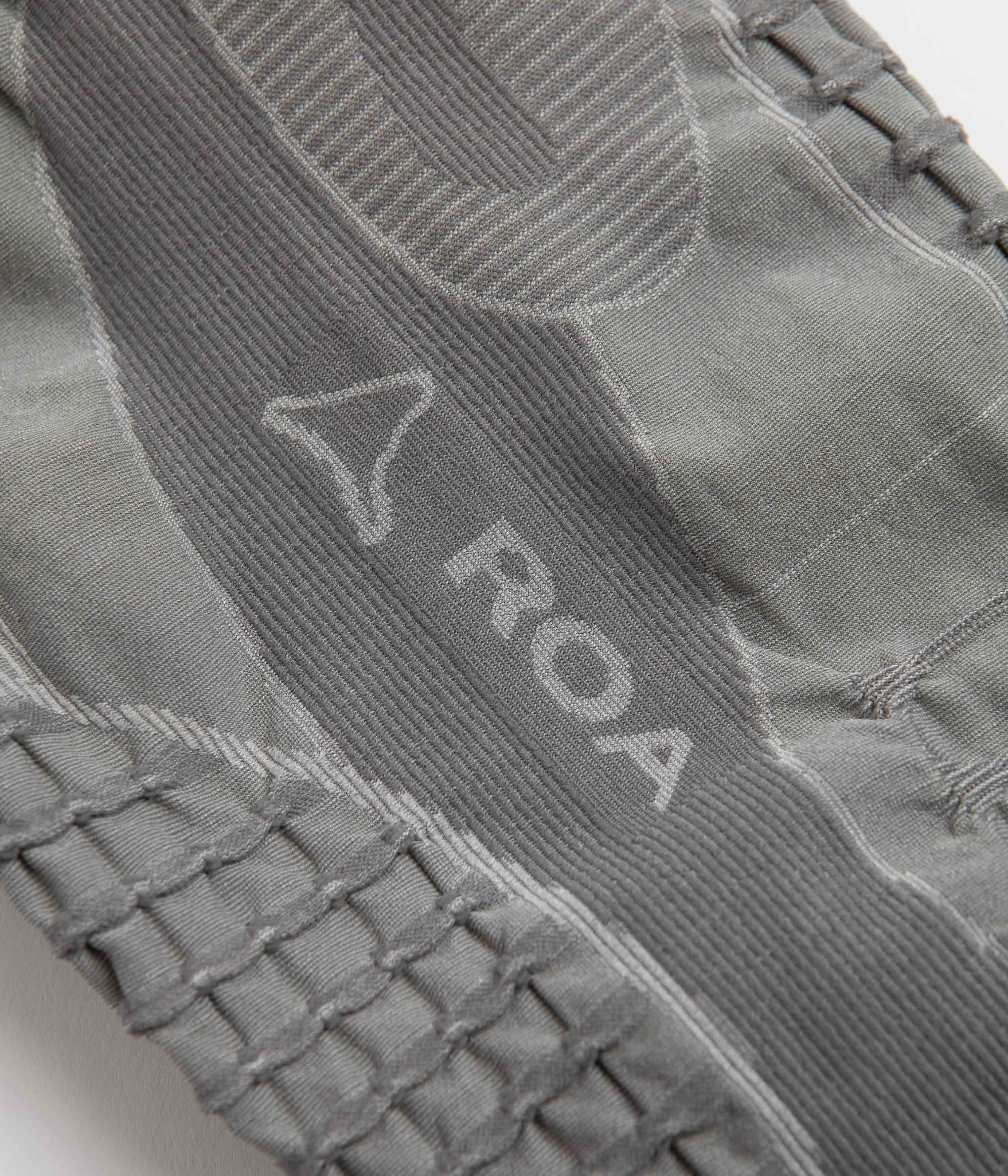 ROA Oversized 3D Knit Sweatshirt - Grey / Dove Grey