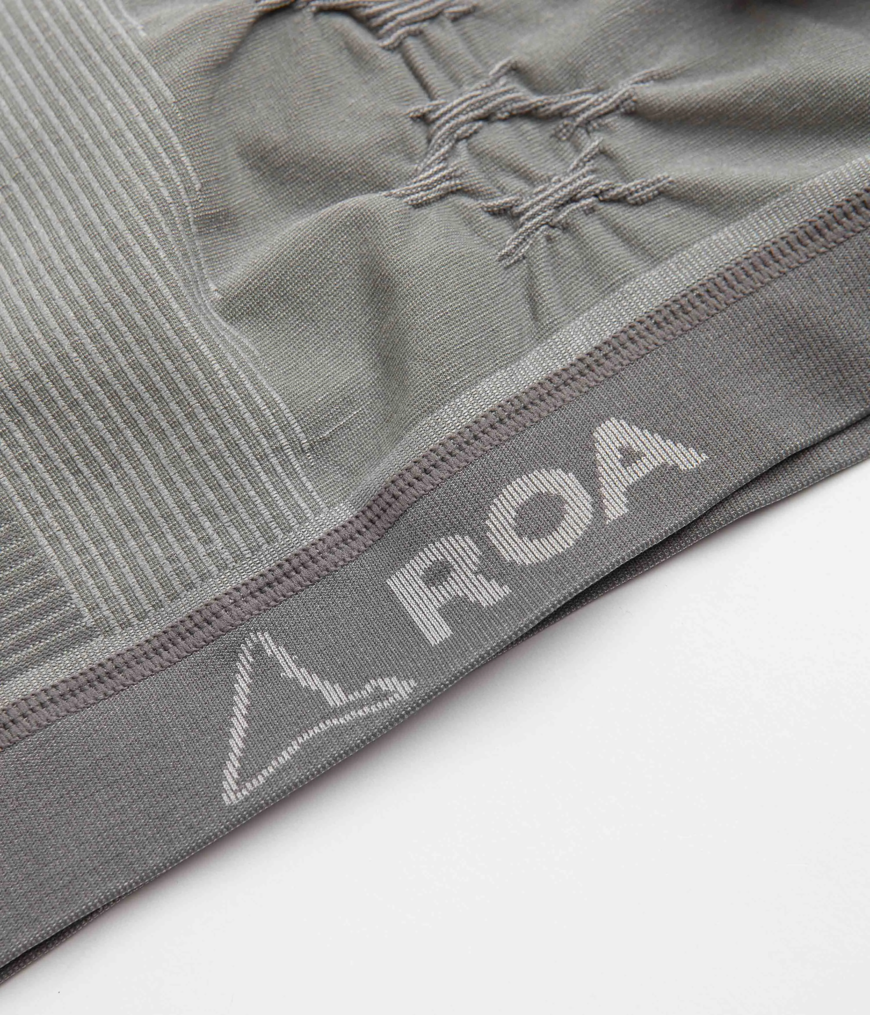 ROA Oversized 3D Knit Sweatshirt - Grey / Dove Grey