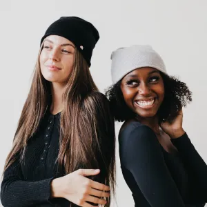 Rolled Edge. Cashmere Beanie