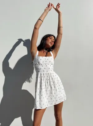 Samana Mini Dress White Tall