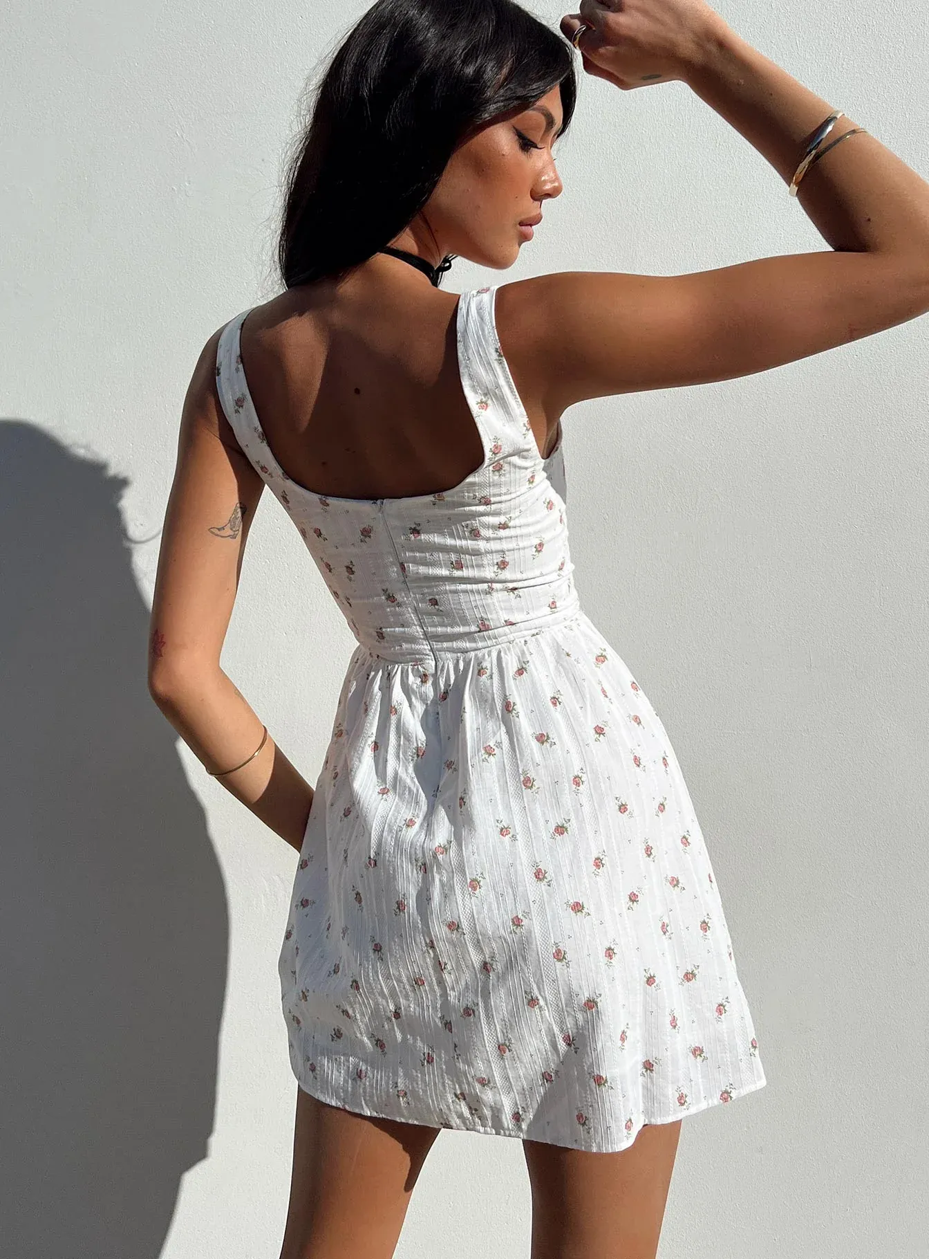 Samana Mini Dress White Tall