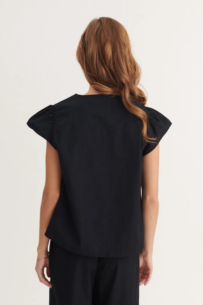 Silje SS Top - Black