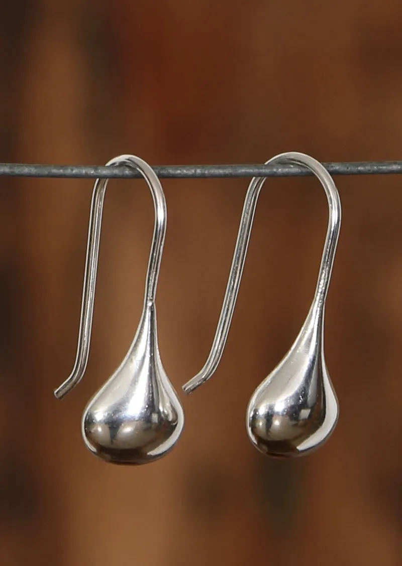 Silver Dewdrop Earrings