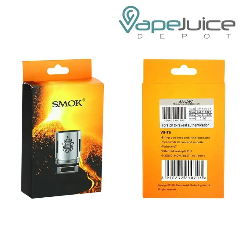 SMOK TFV8 BIG T10-T8-T6-X4 Core Coils