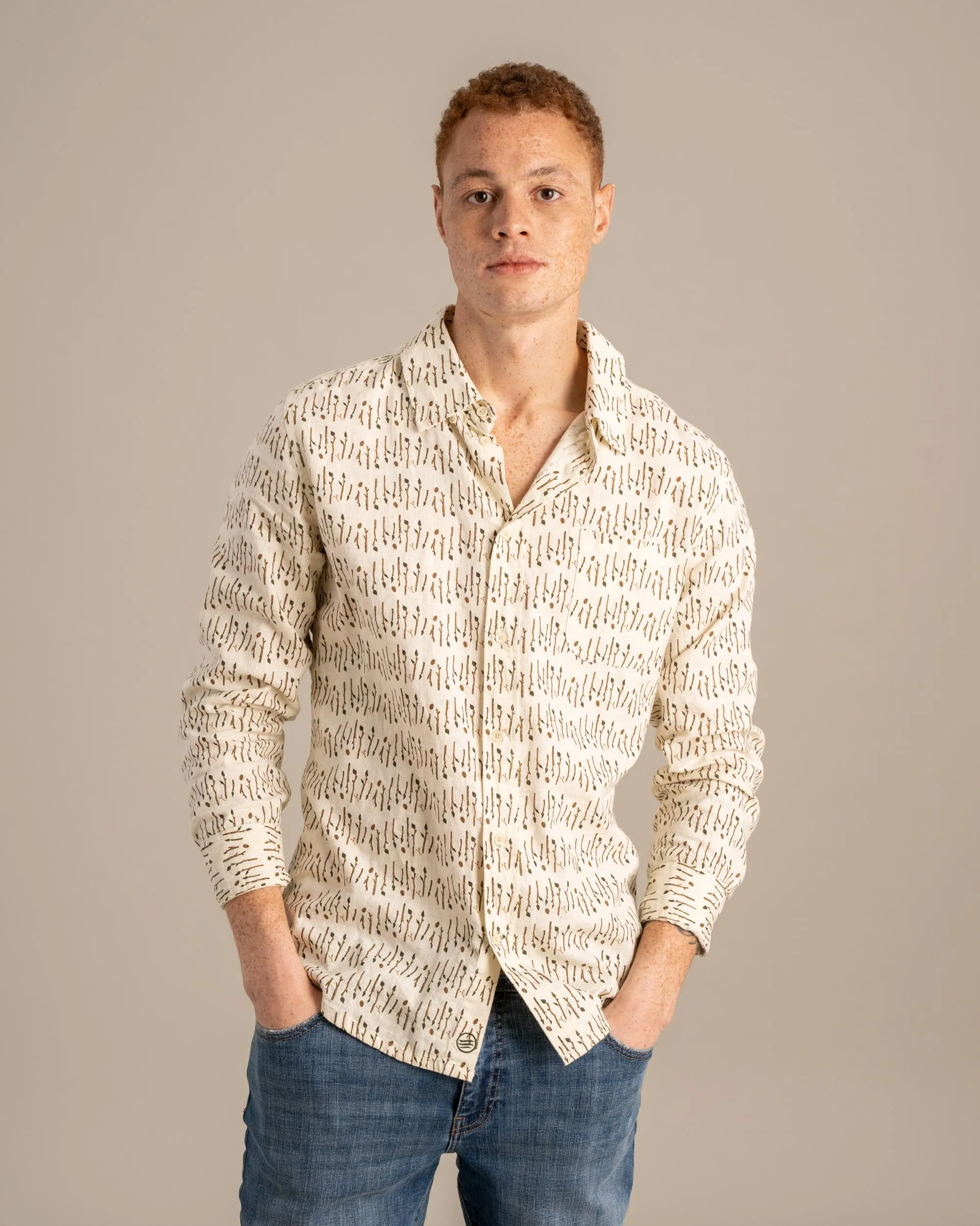 SoftHemp™ Chambray Button Down