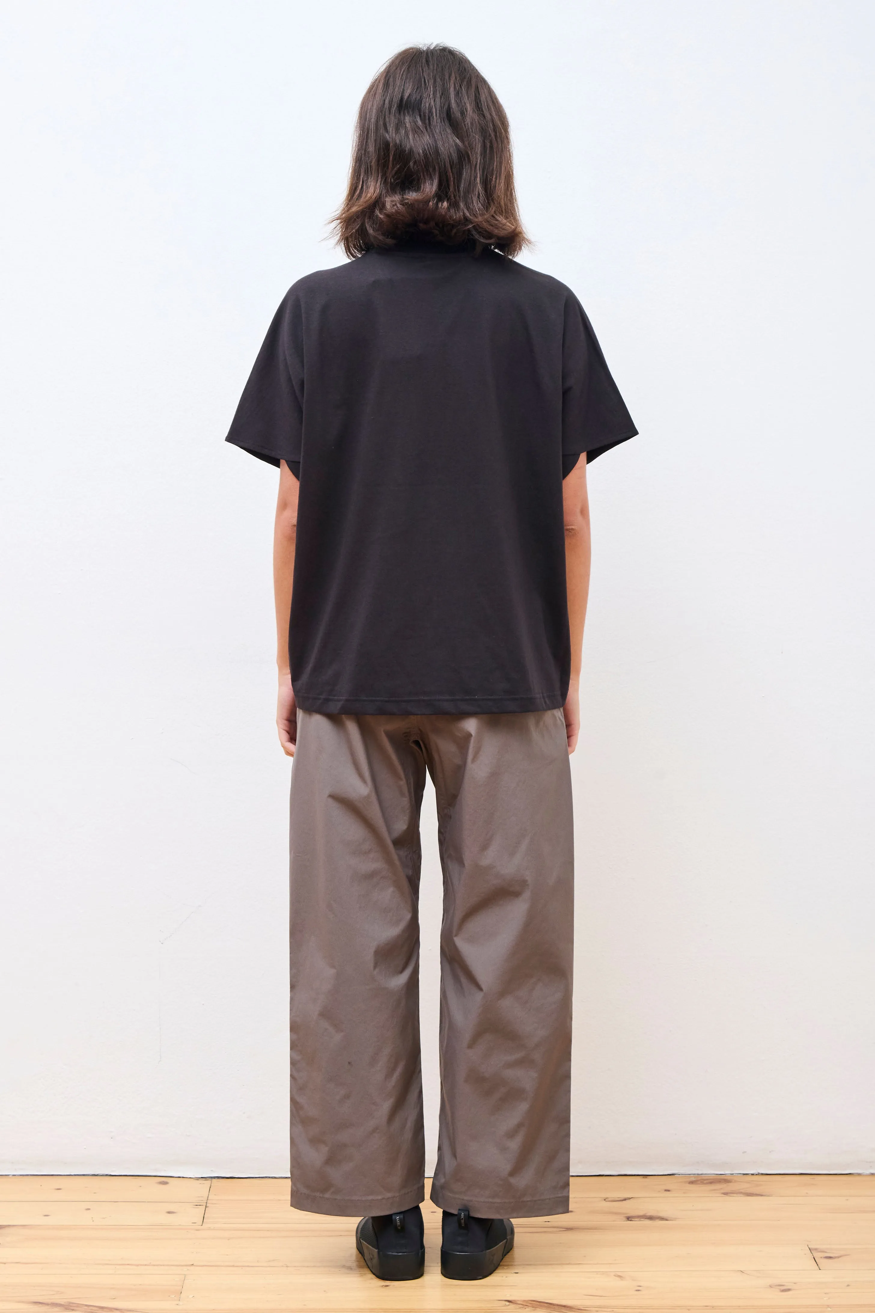 Straight Leg Pants Taupe Gray