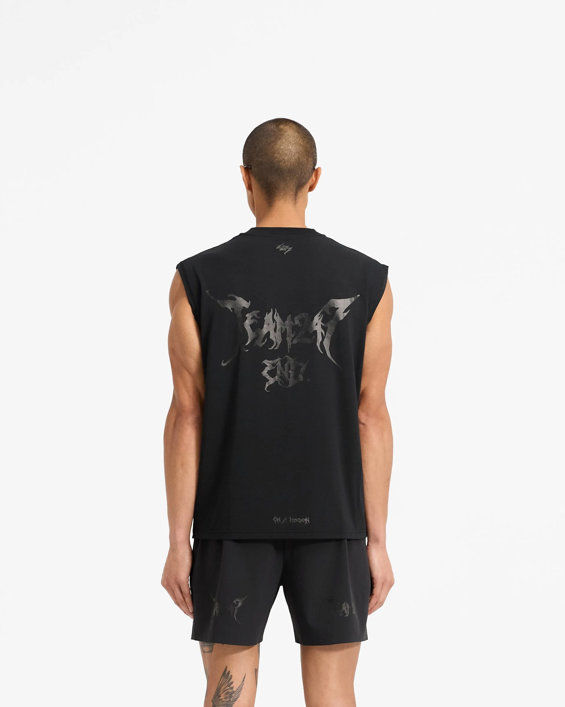 Team 247 X END Oversized Tank - Jet Black
