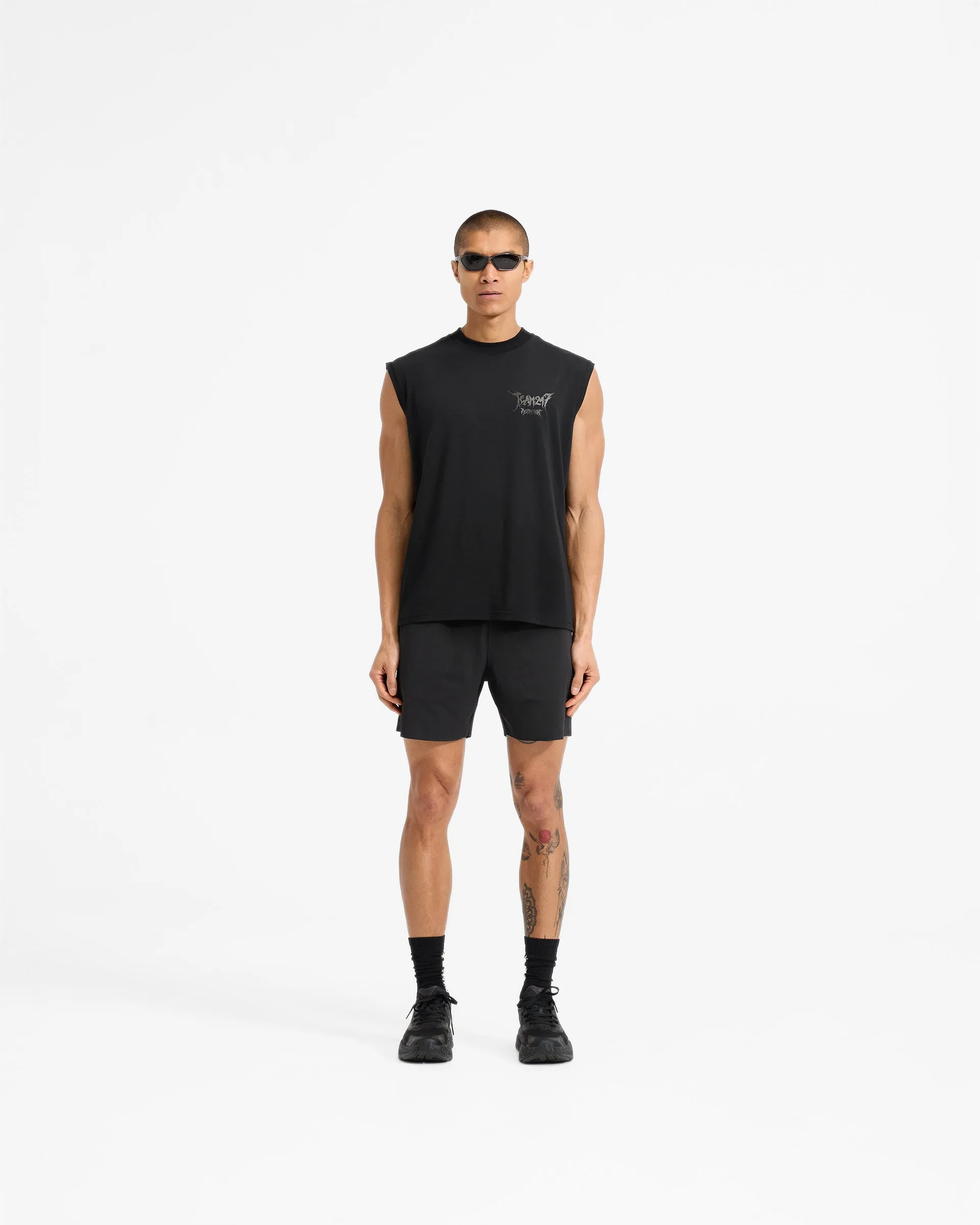 Team 247 X END Oversized Tank - Jet Black