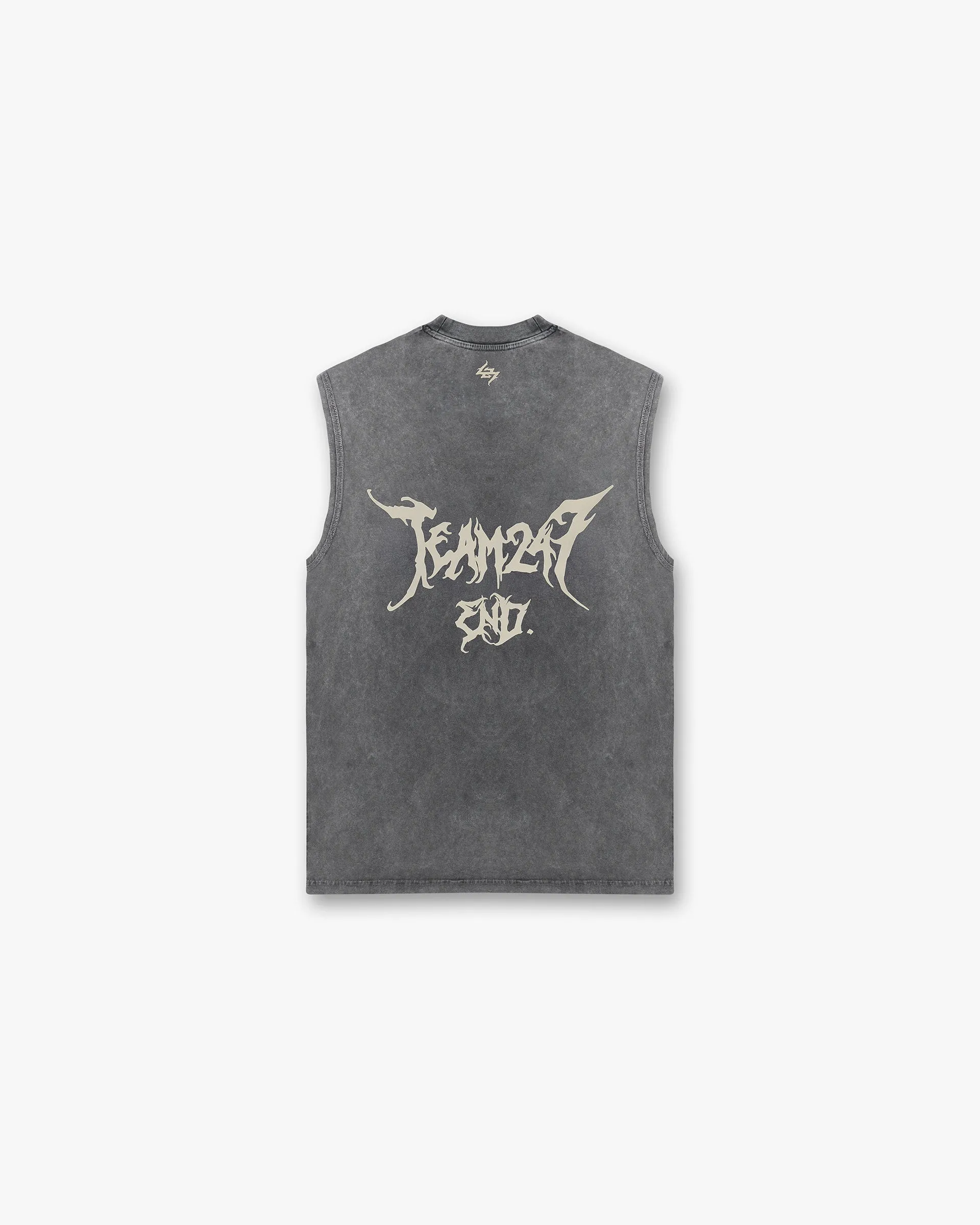 Team 247 X END Oversized Tank - Washed Grey