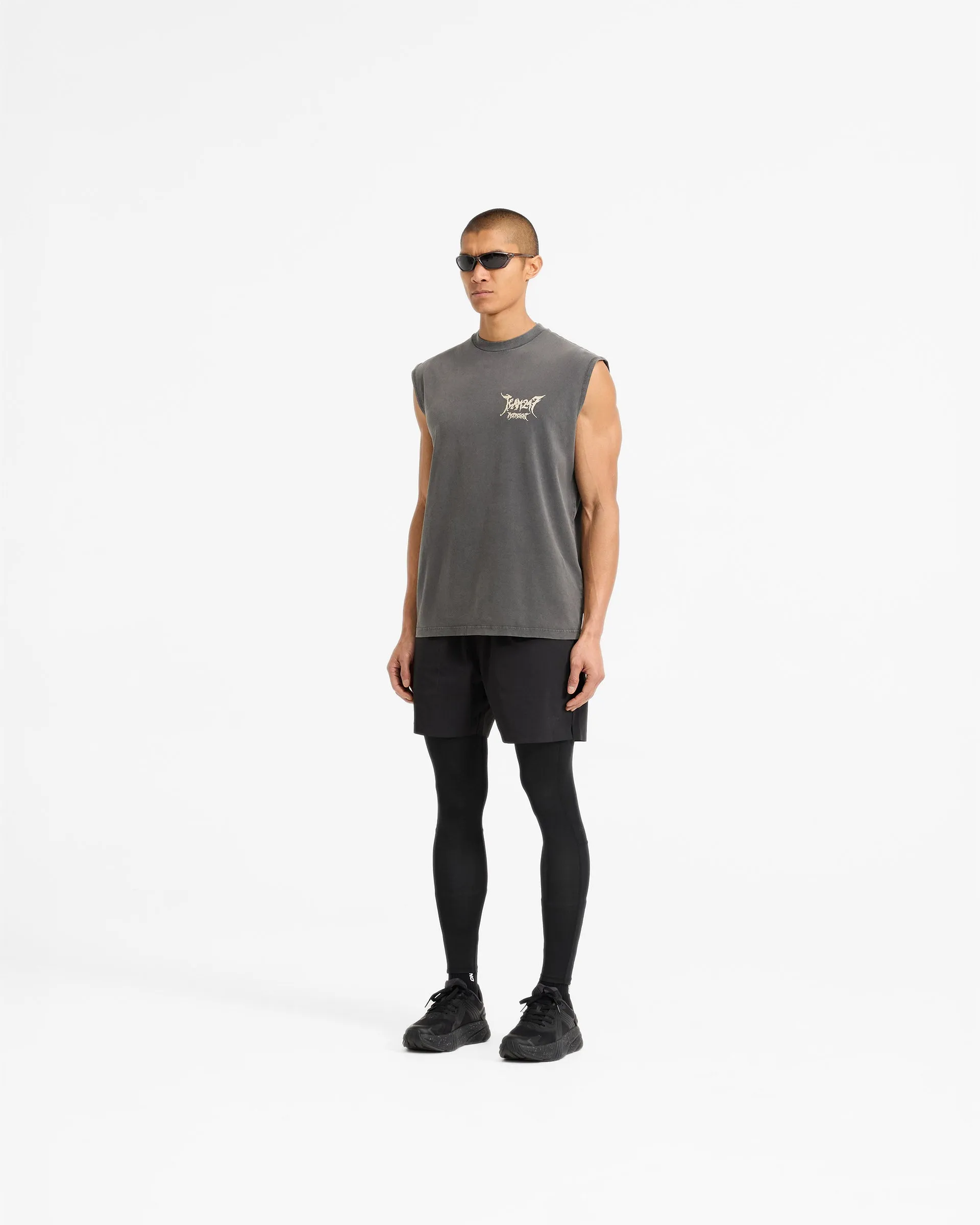 Team 247 X END Oversized Tank - Washed Grey