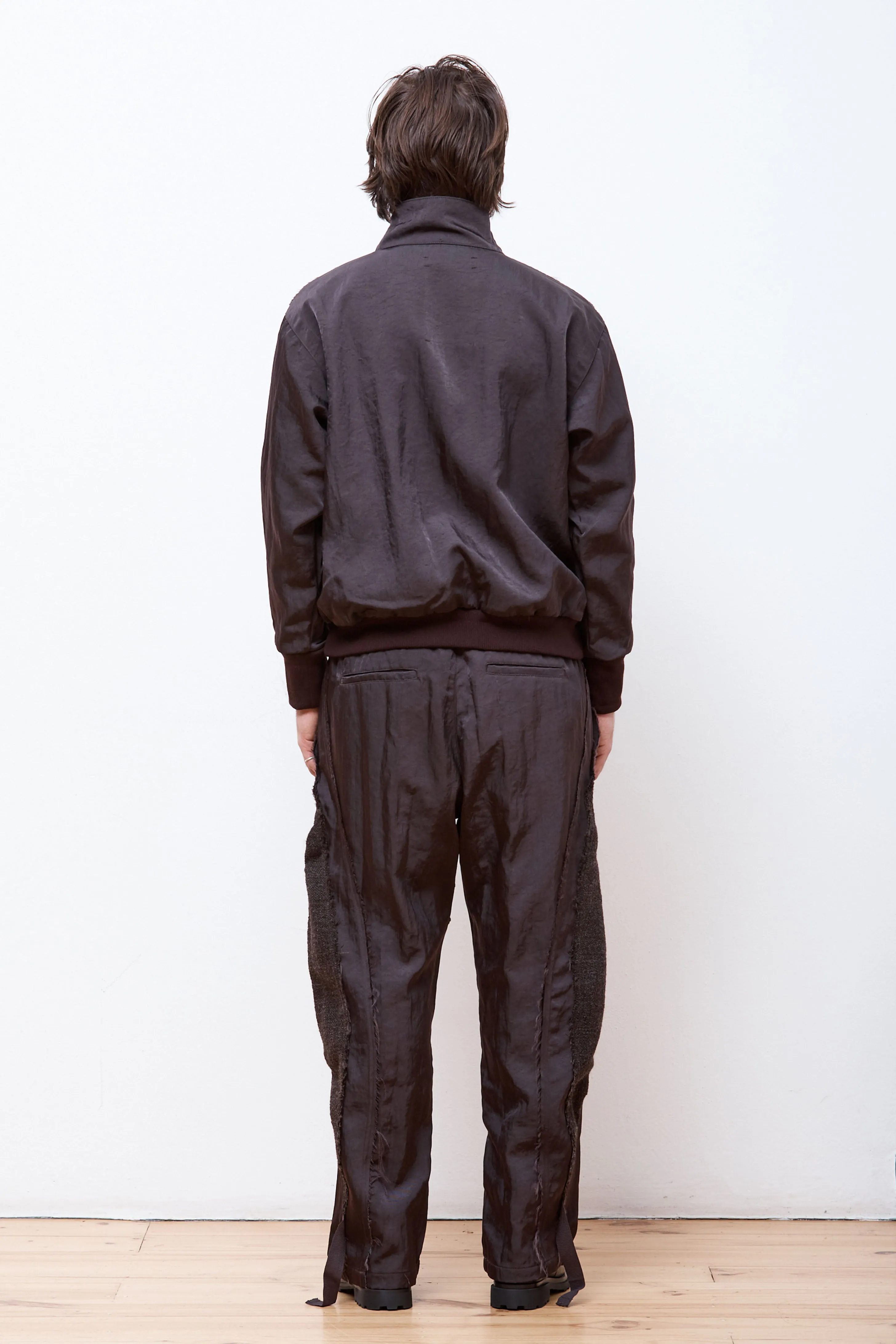 Teardrop Track Jacket Brown