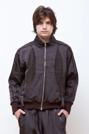 Teardrop Track Jacket Brown