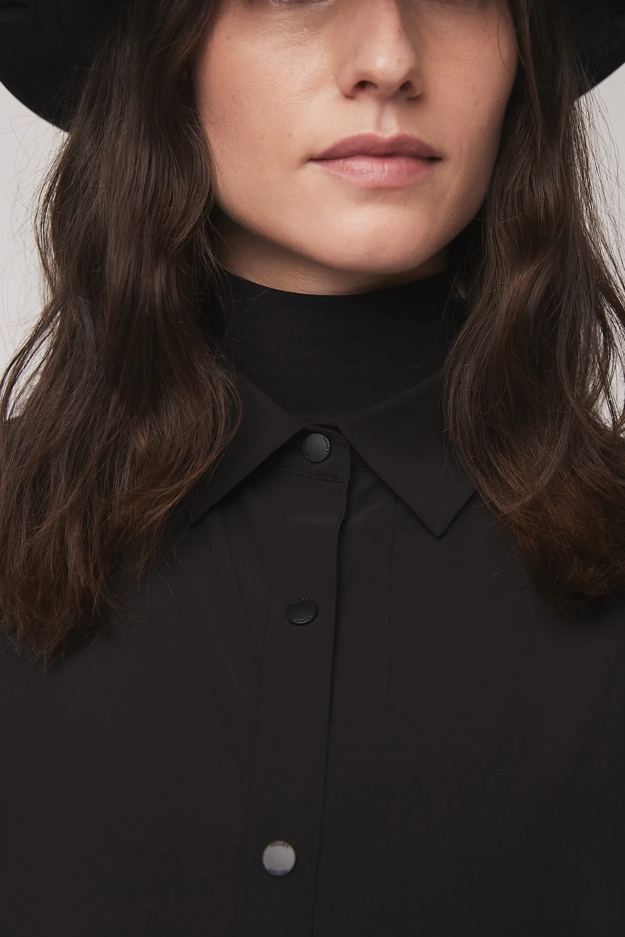 Tech Slk Shirt Dress