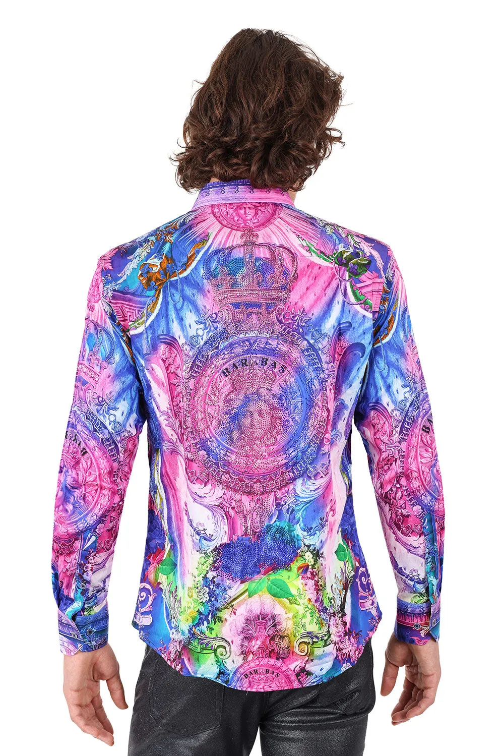 The Last Crown Rhinestone Long Sleeve Shirt