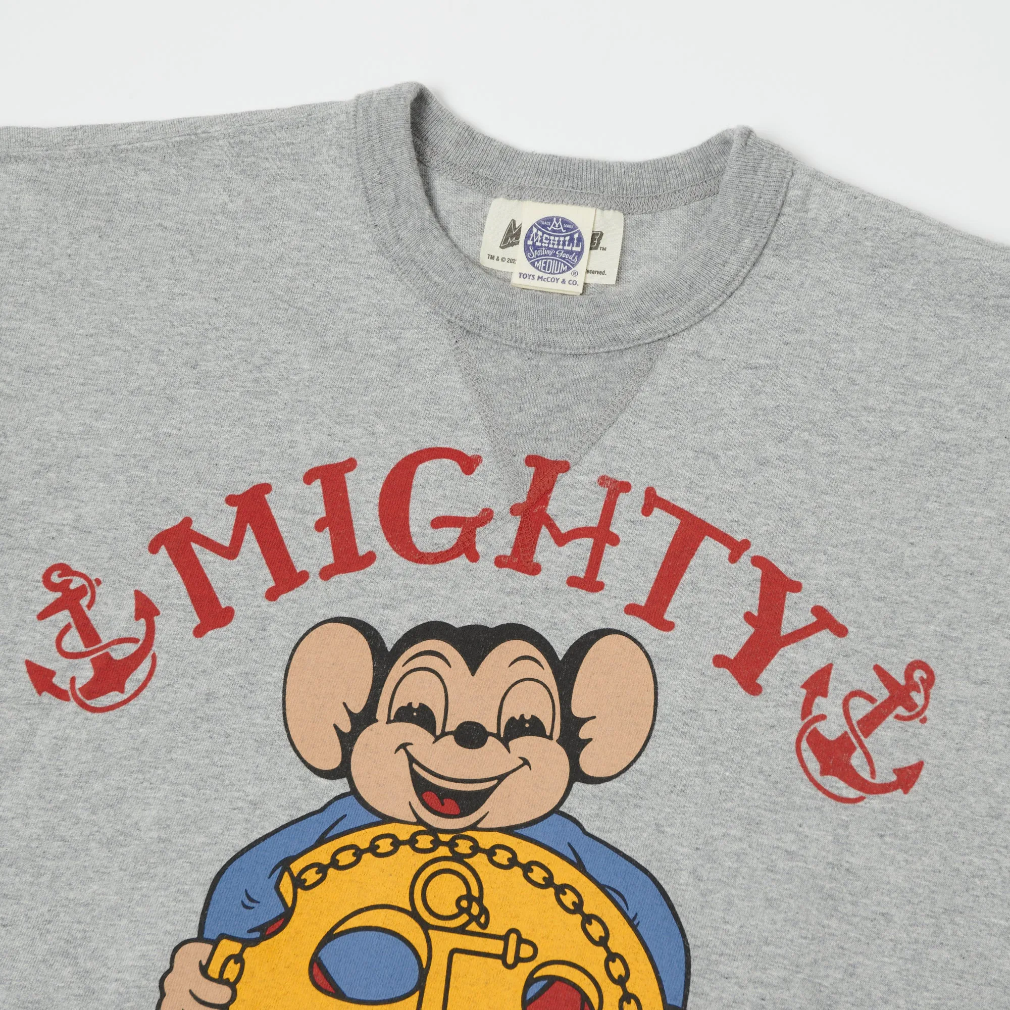 TOYS McCOY TMC2205 'Anchor Ch.' Mighty Mouse Tee - Heather Grey