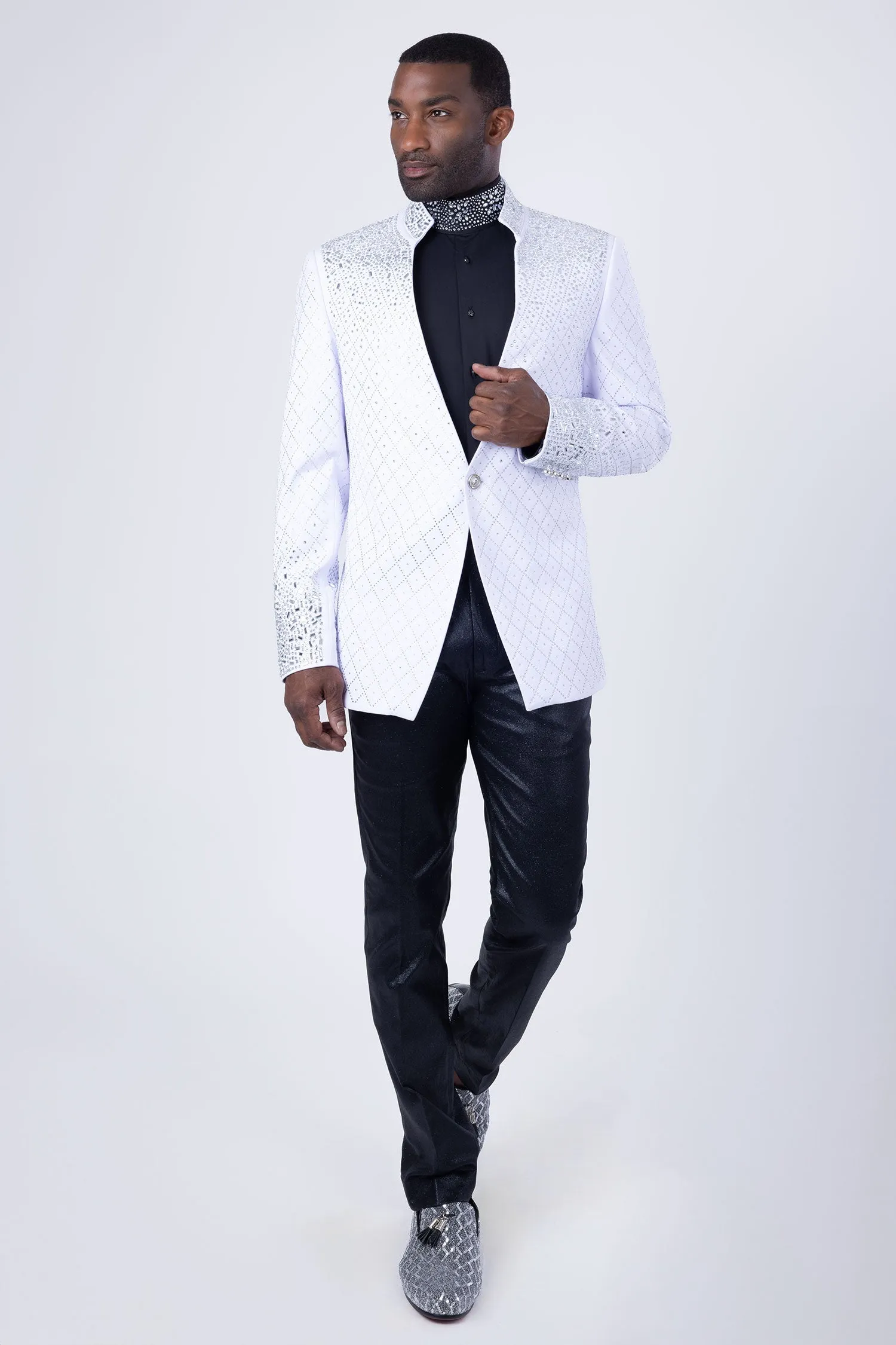 Trivon Rhinestone Blazer