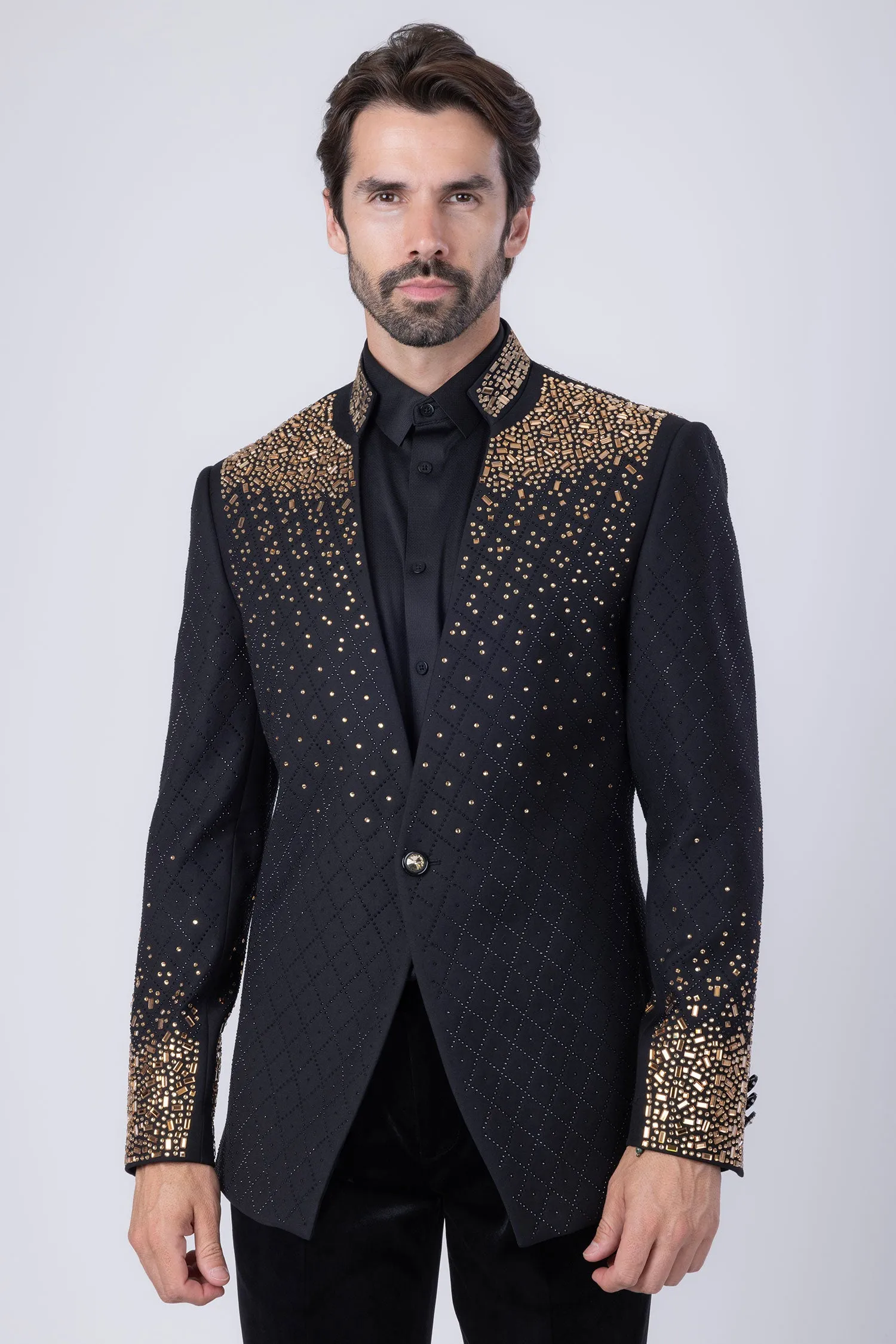 Trivon Rhinestone Blazer