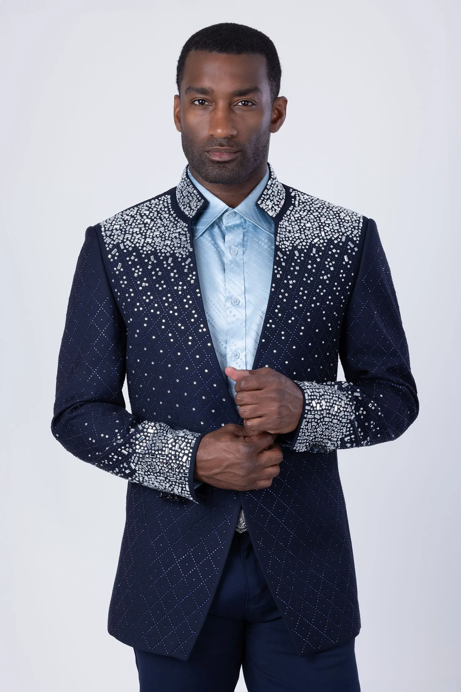 Trivon Rhinestone Blazer