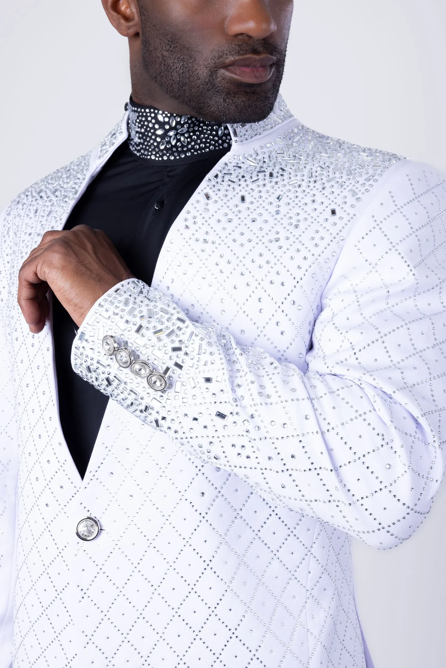 Trivon Rhinestone Blazer
