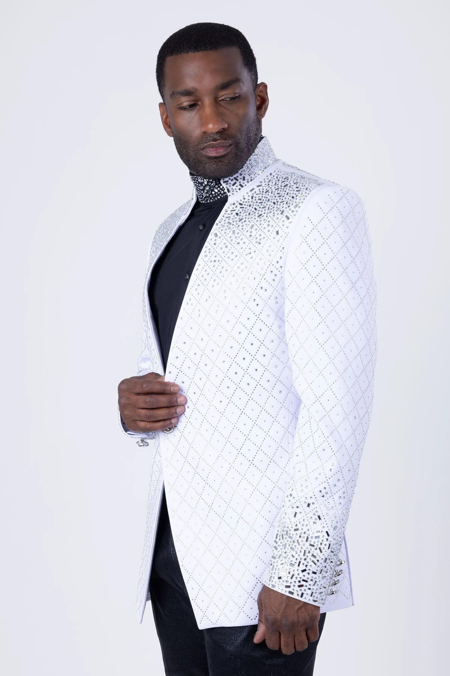 Trivon Rhinestone Blazer