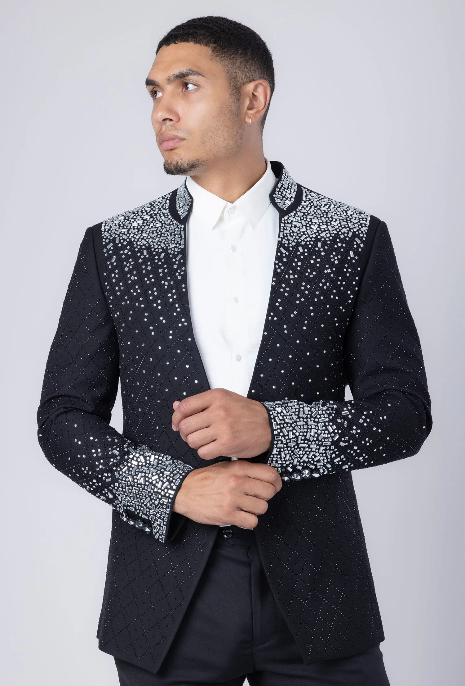 Trivon Rhinestone Blazer
