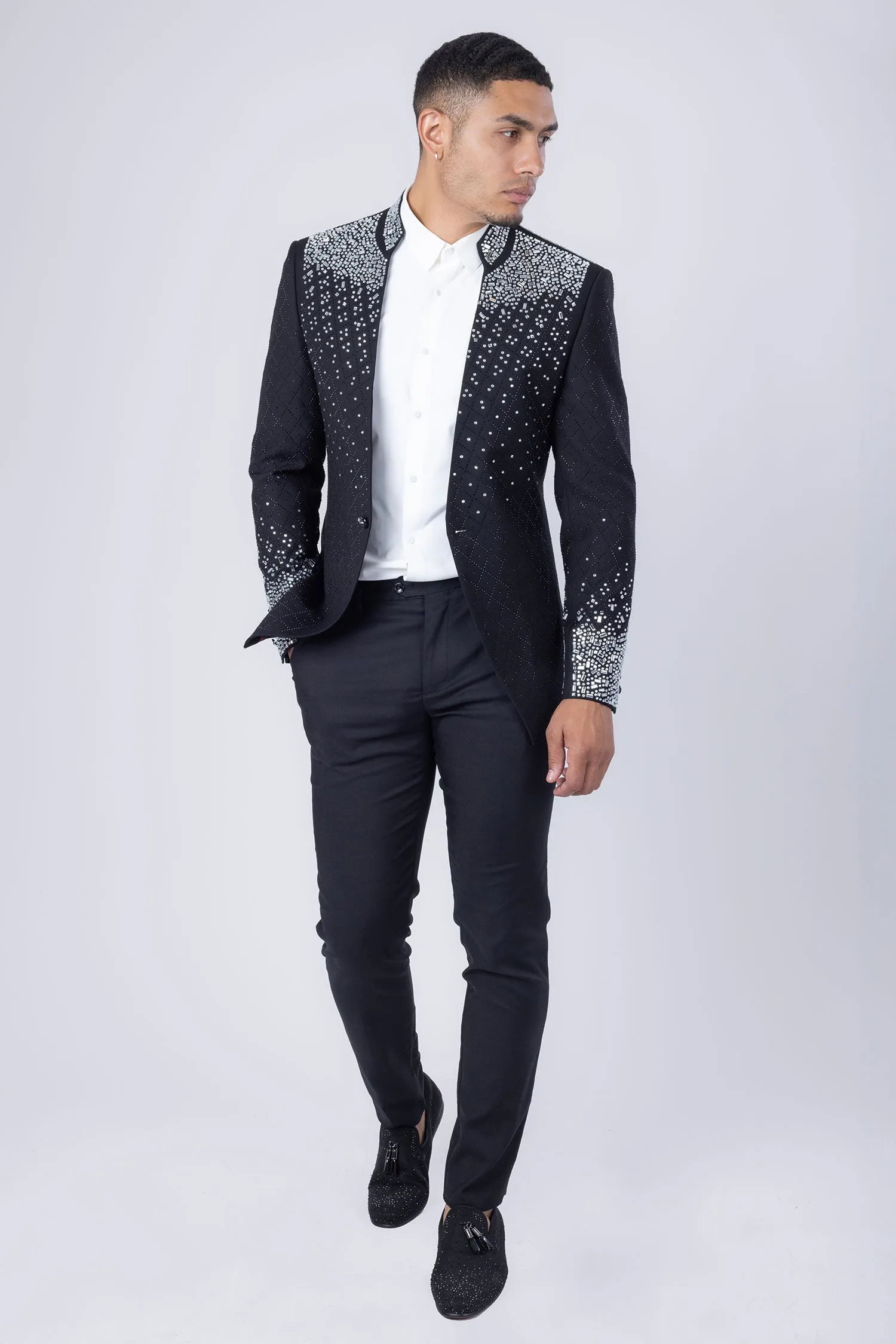 Trivon Rhinestone Blazer