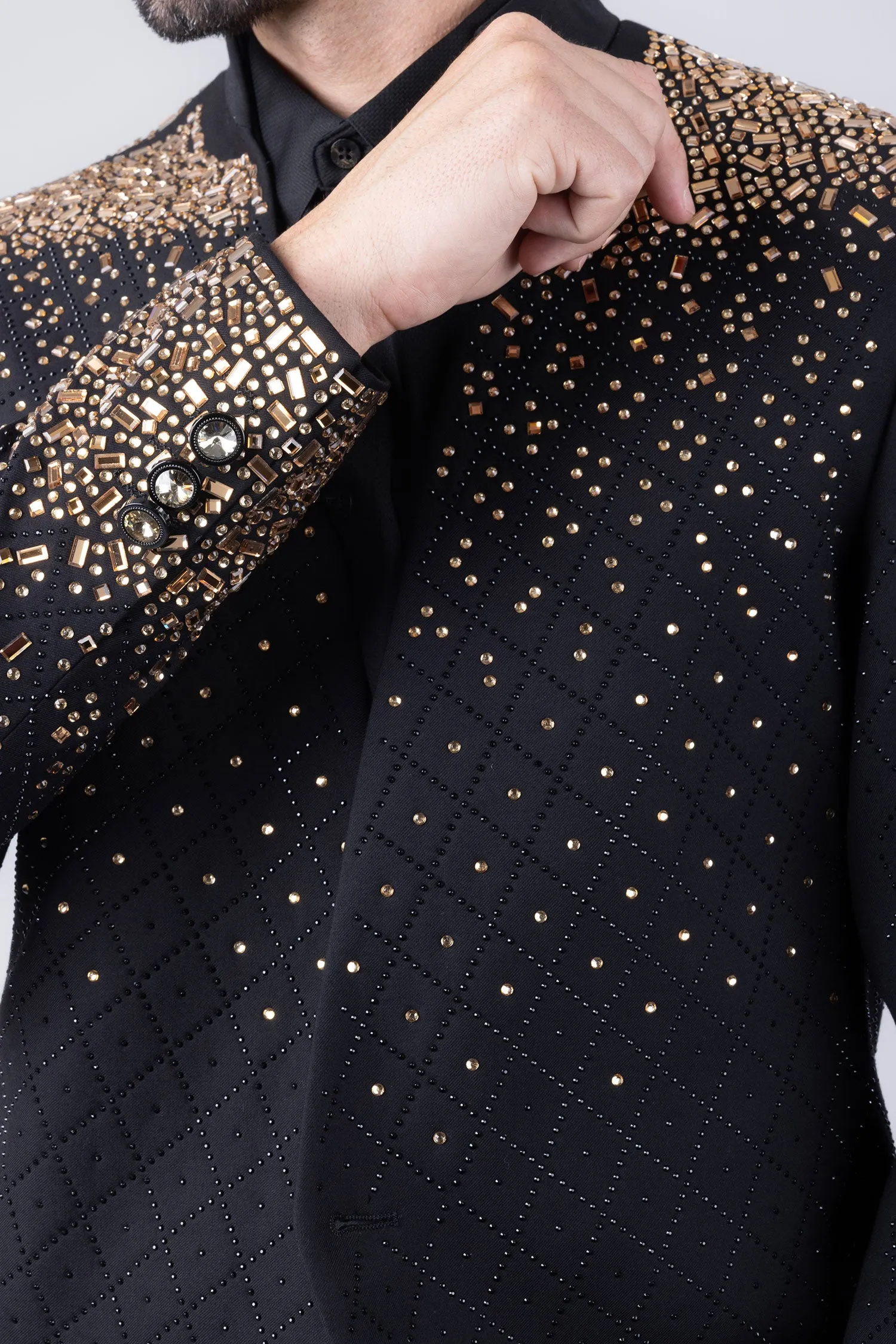 Trivon Rhinestone Blazer