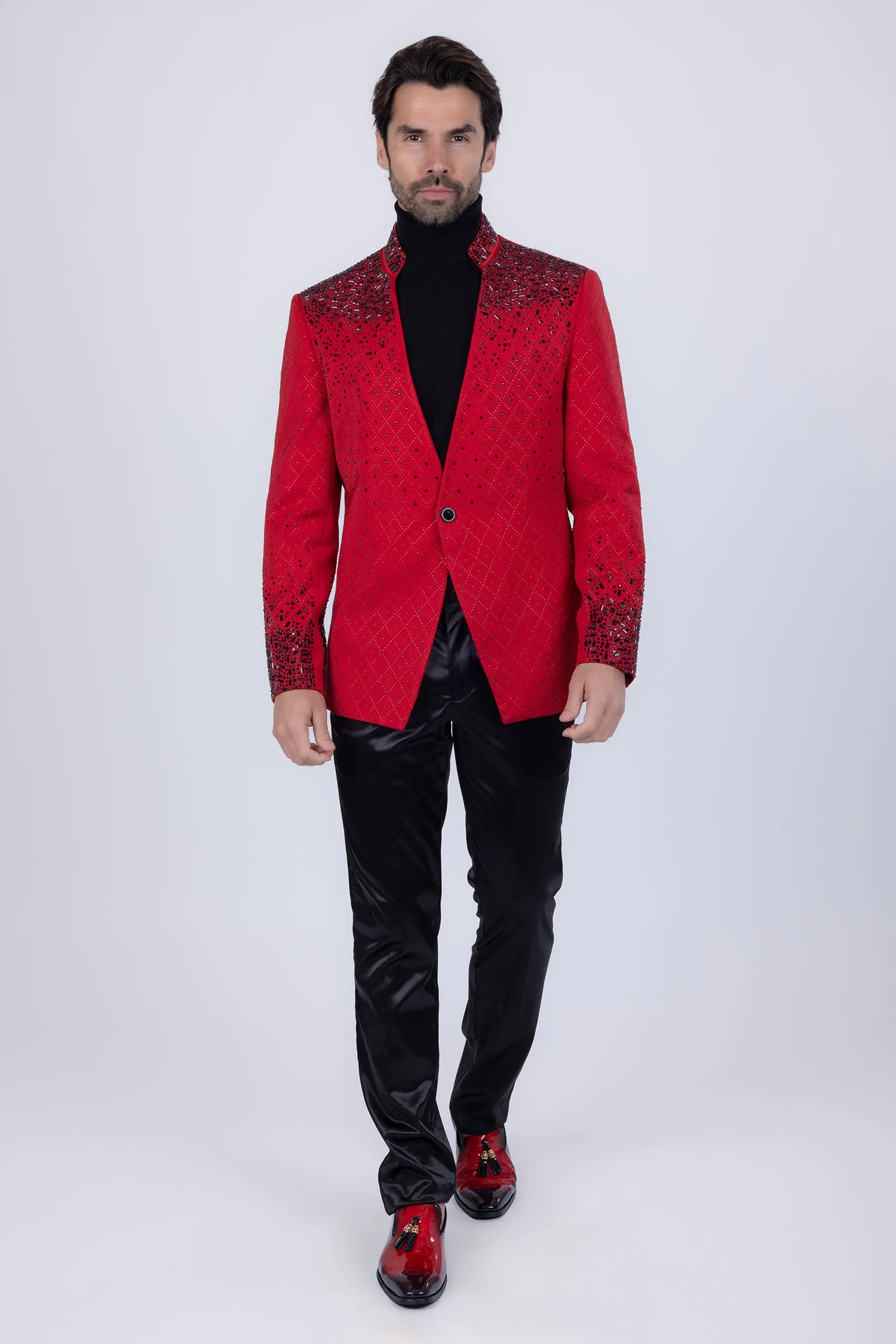 Trivon Rhinestone Blazer