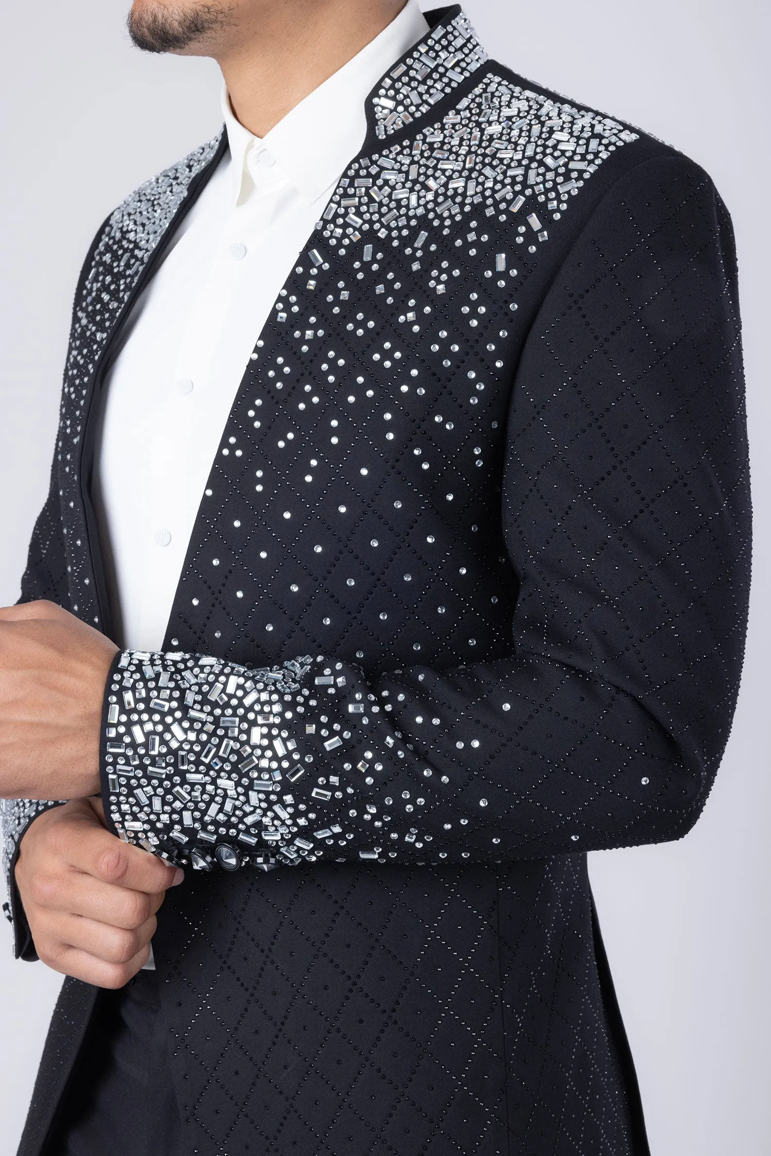 Trivon Rhinestone Blazer