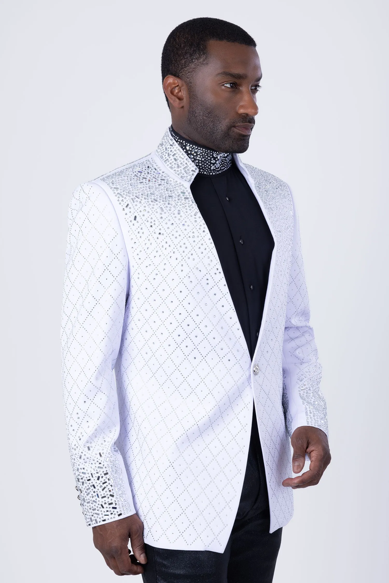 Trivon Rhinestone Blazer