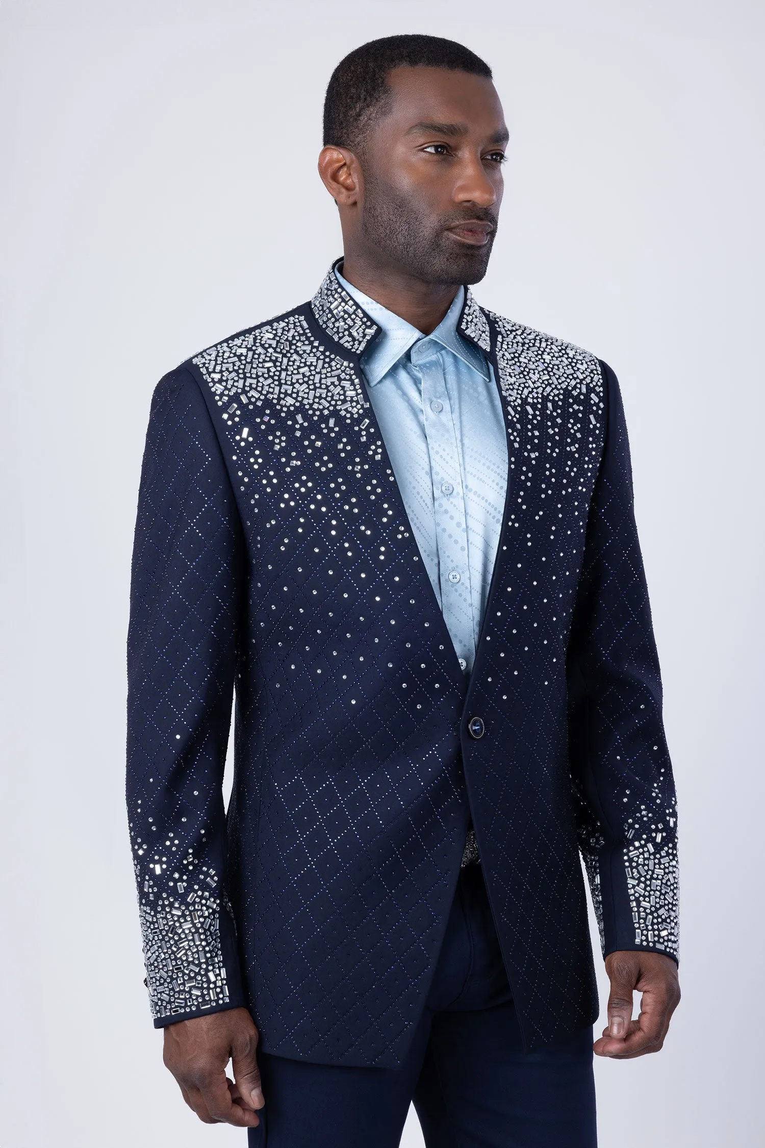 Trivon Rhinestone Blazer