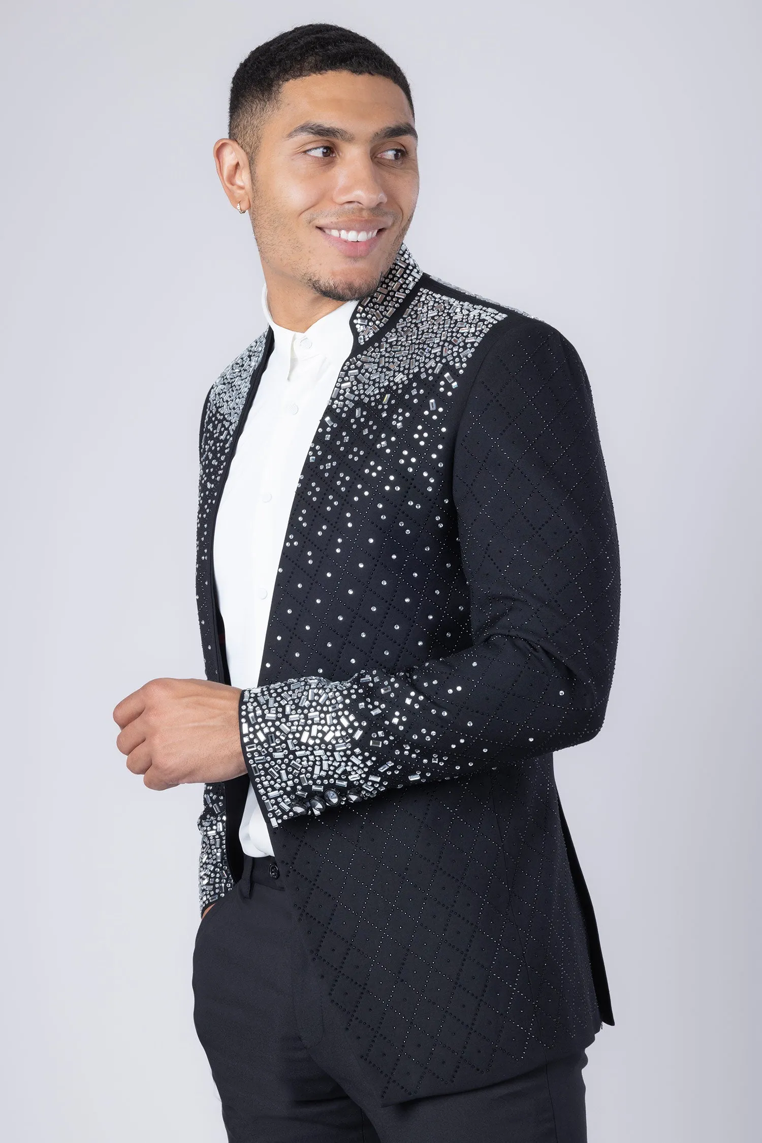 Trivon Rhinestone Blazer