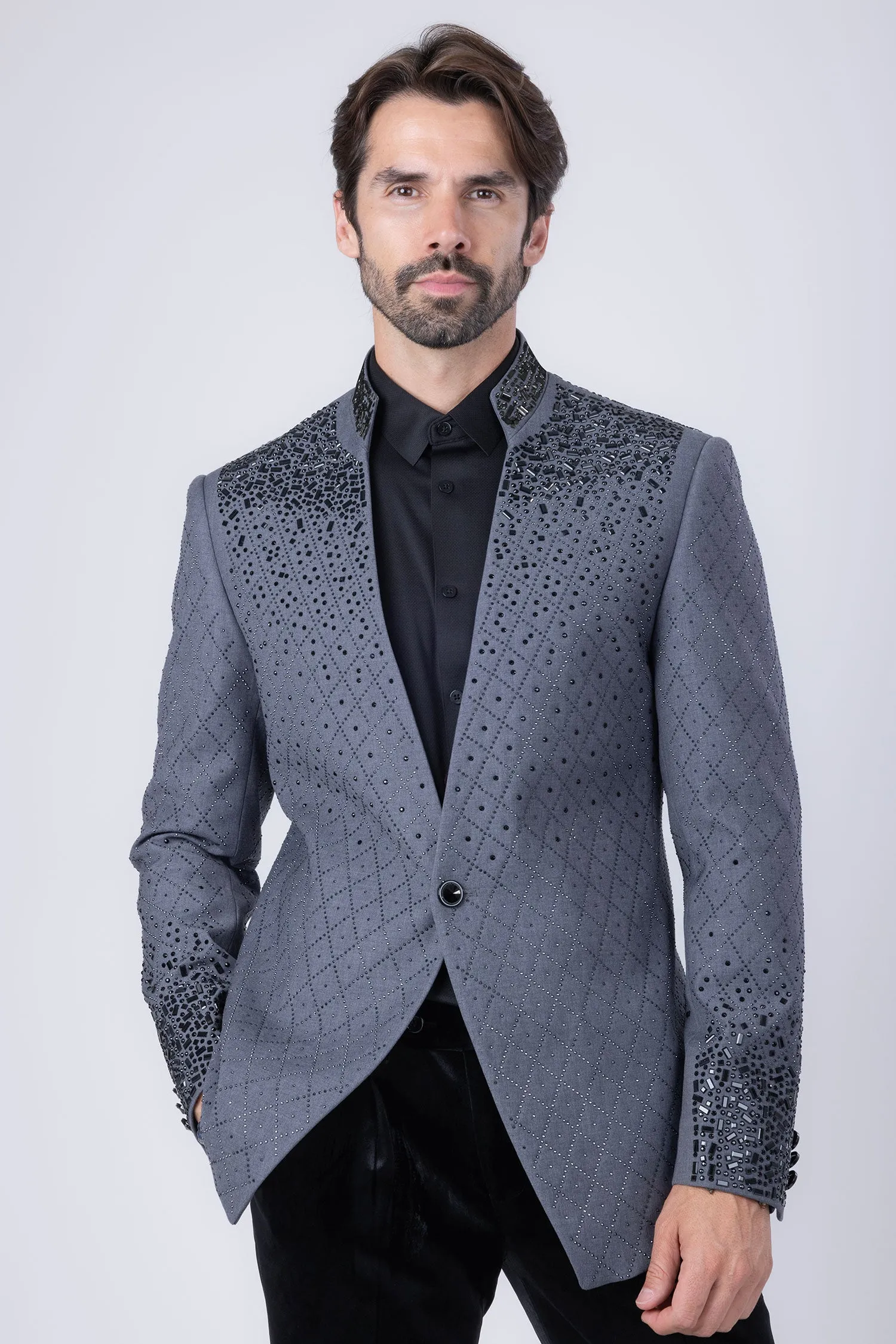 Trivon Rhinestone Blazer