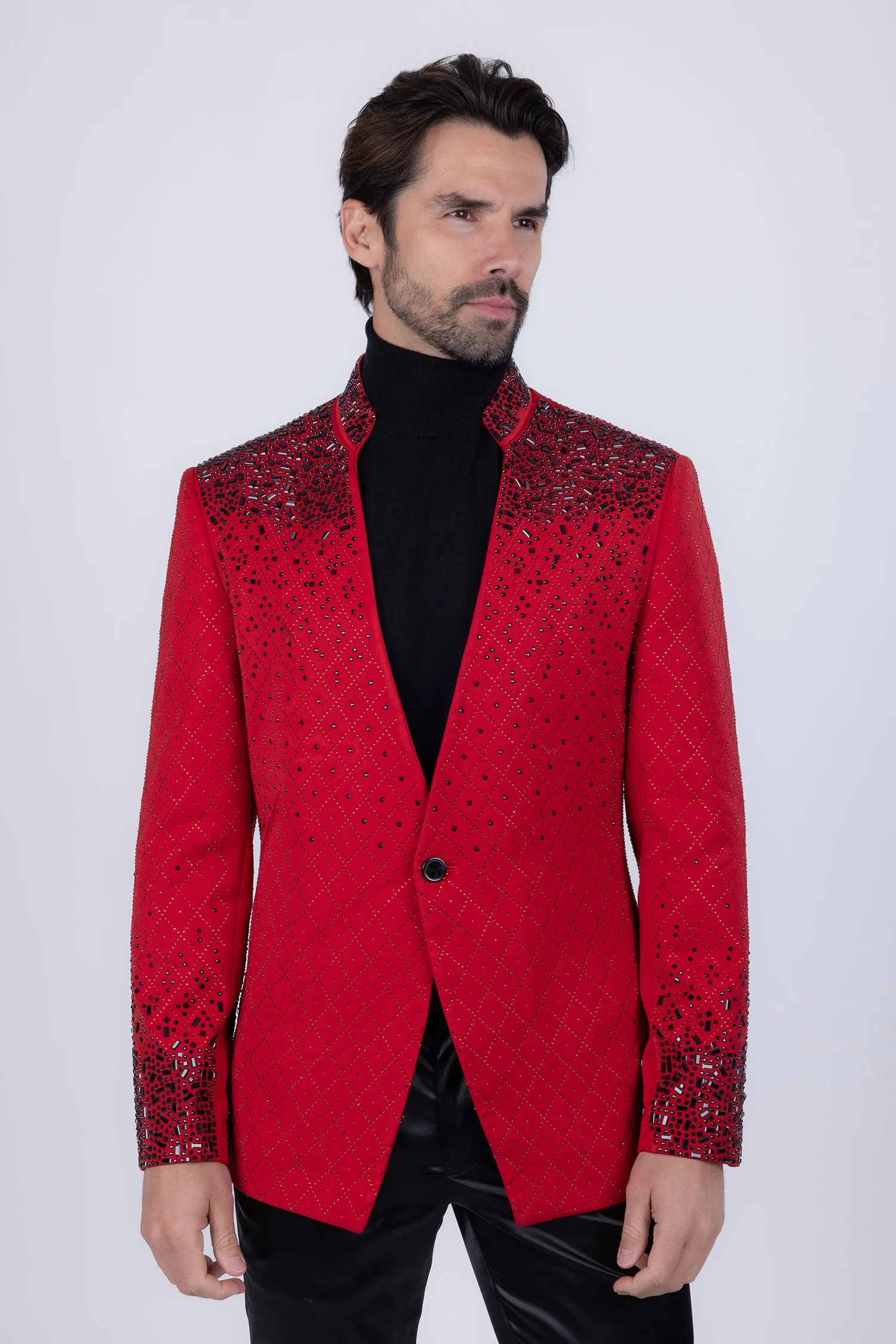 Trivon Rhinestone Blazer