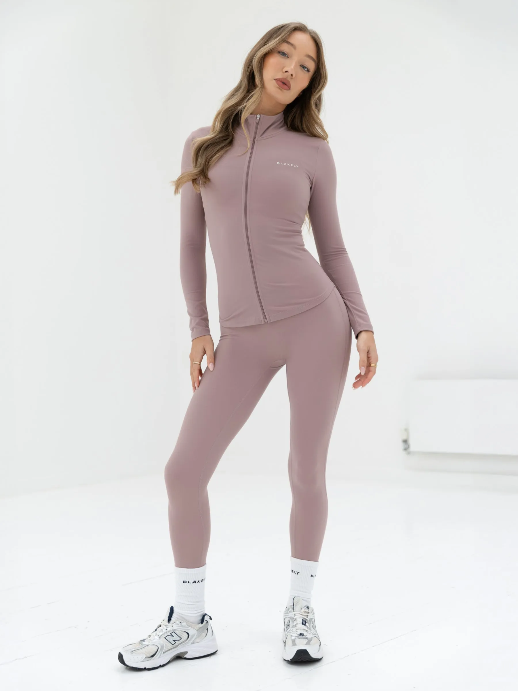 Ultimate Full Zip Jacket - Dusty Pink