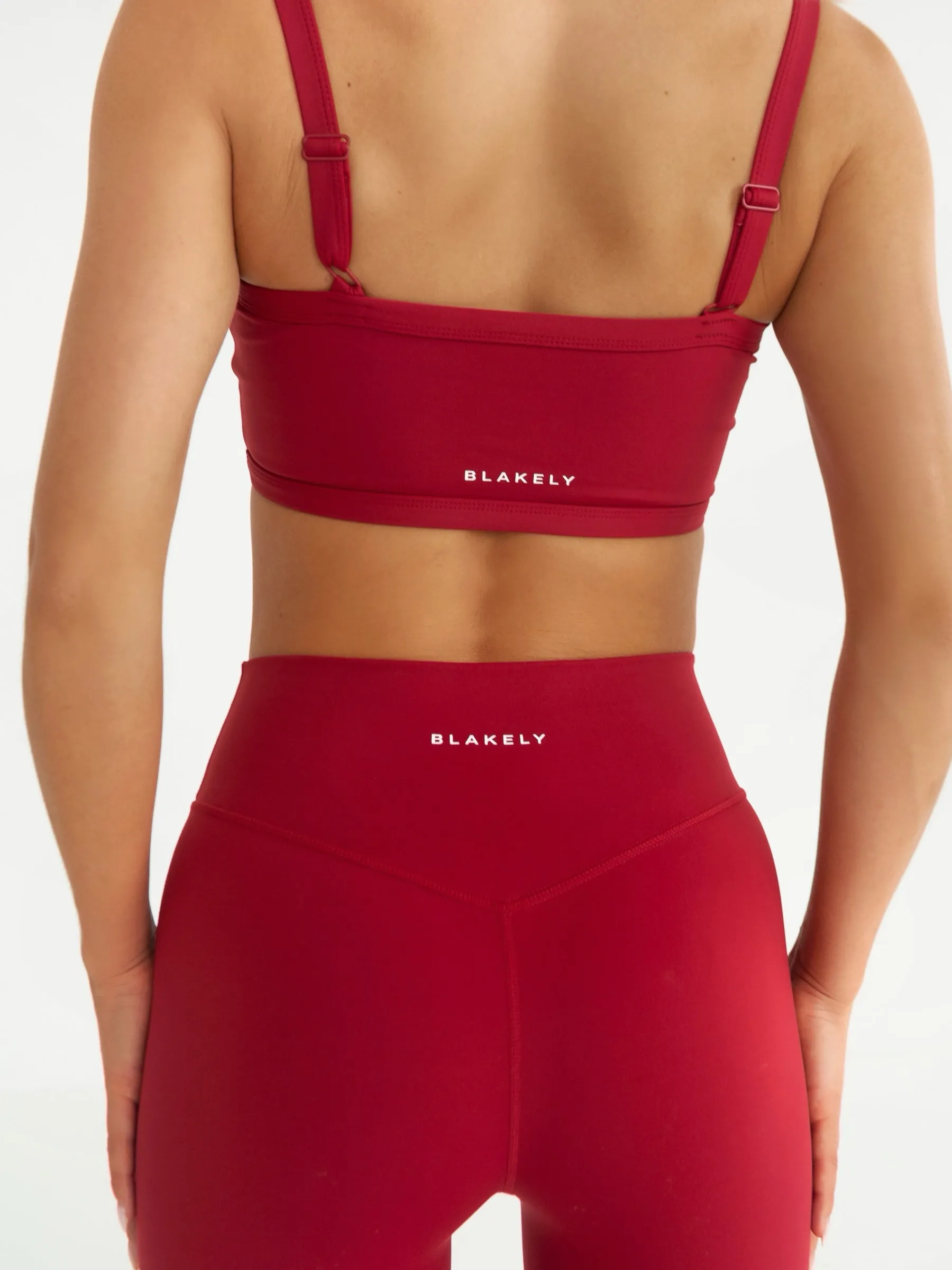 Ultimate Sports Bra - Cherry Red
