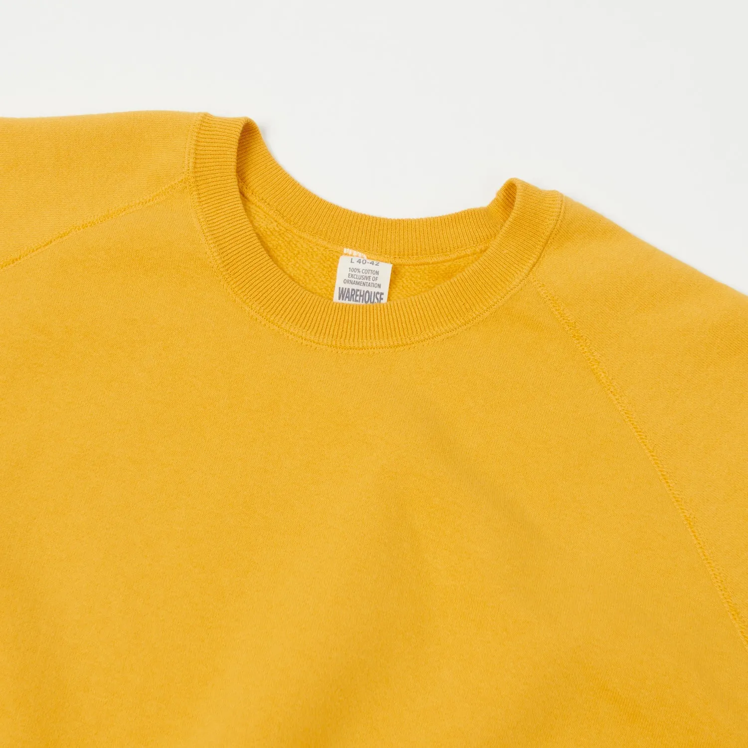 Warehouse & Co 461 Crew Neck Sweatshirt - Yellow