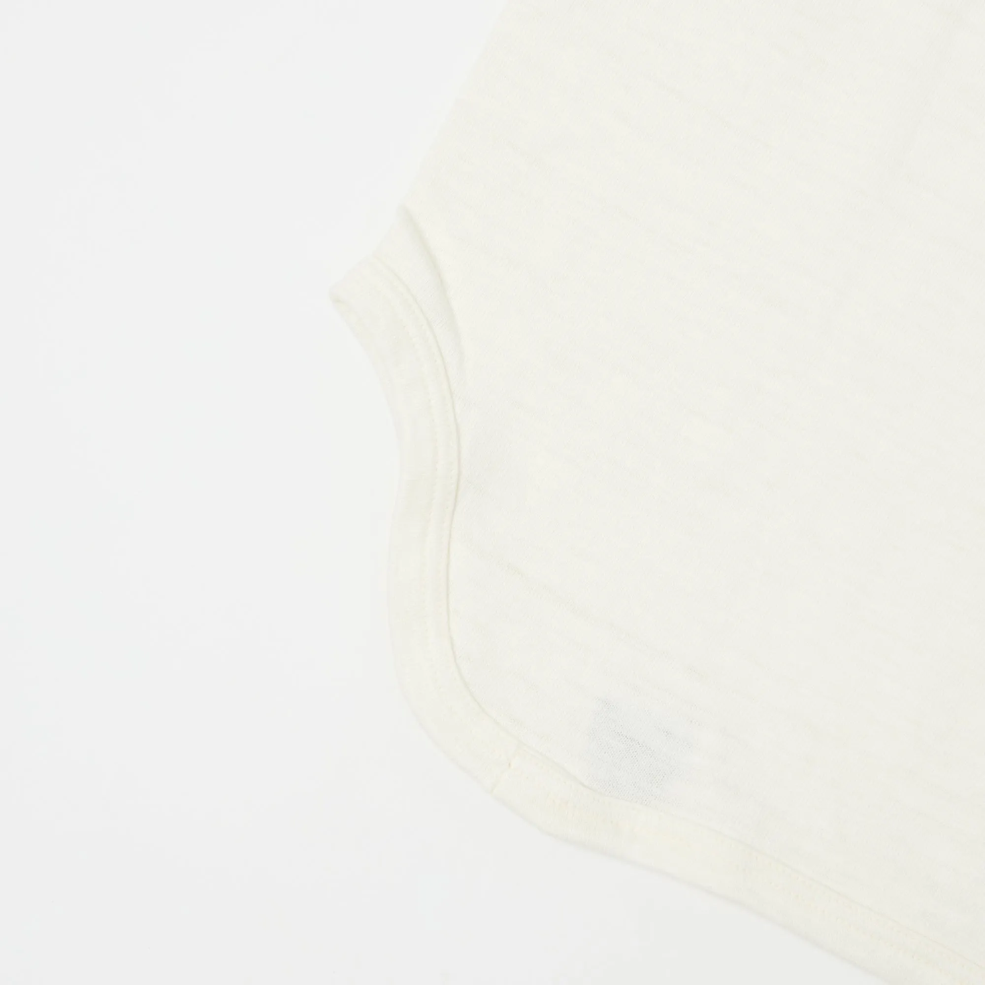 Warehouse & Co 4800 Baseball Tee - Cream/Navy