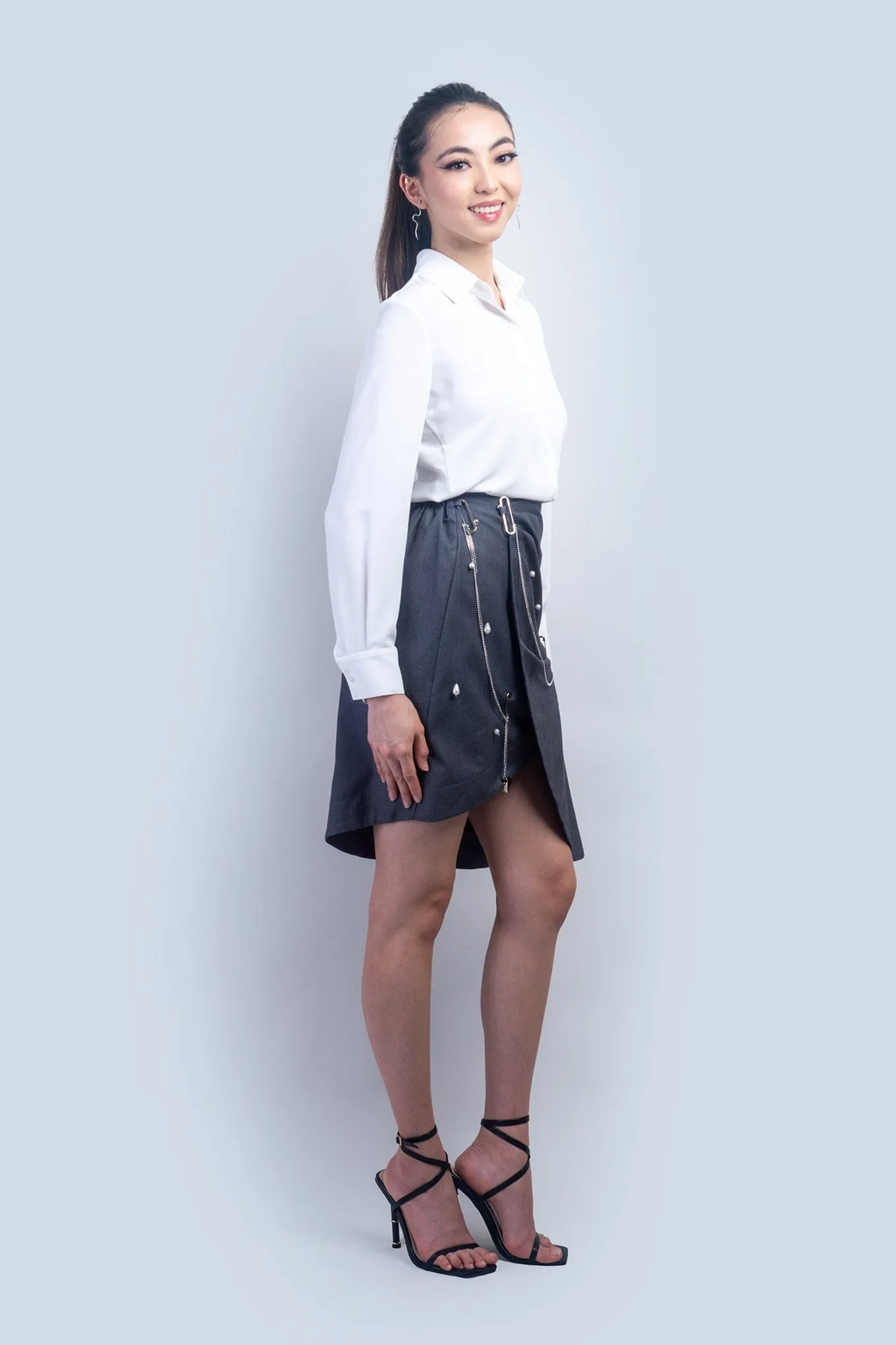 White Button Up Jennifer Dress Shirt