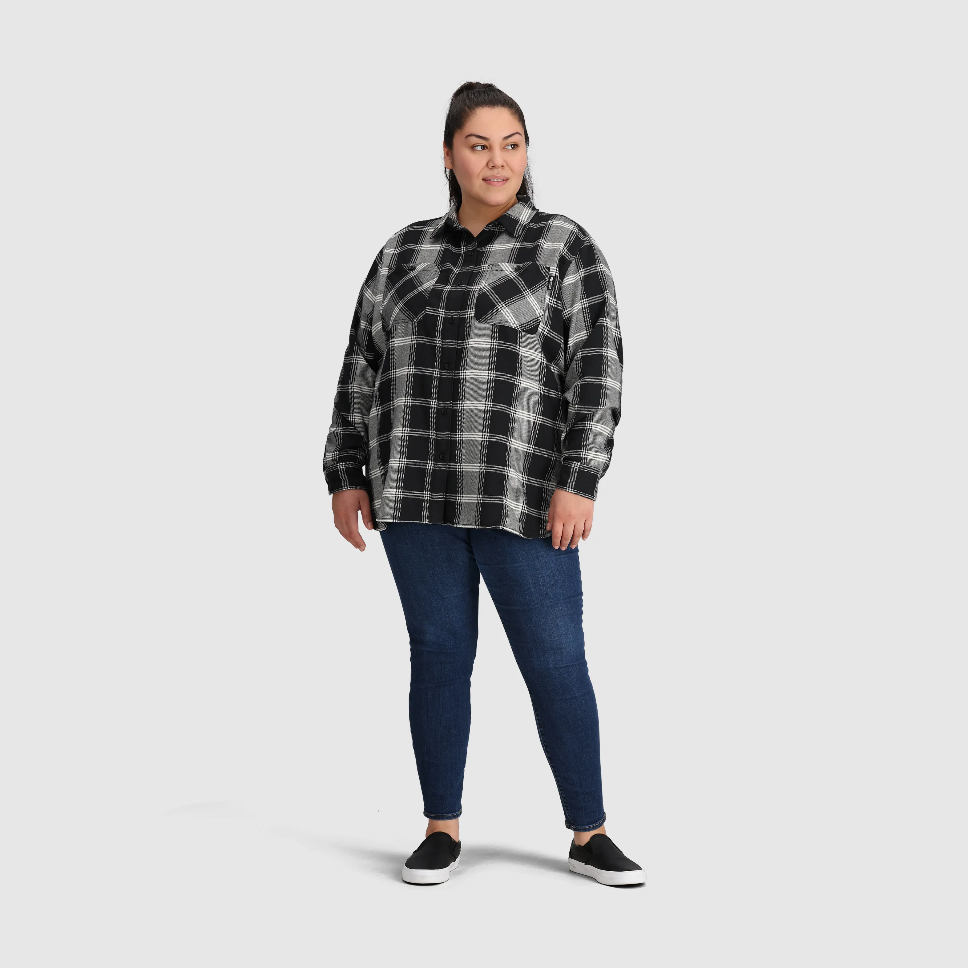 Women's Feedback Flannel Twill Shirt-Plus - Final Sale
