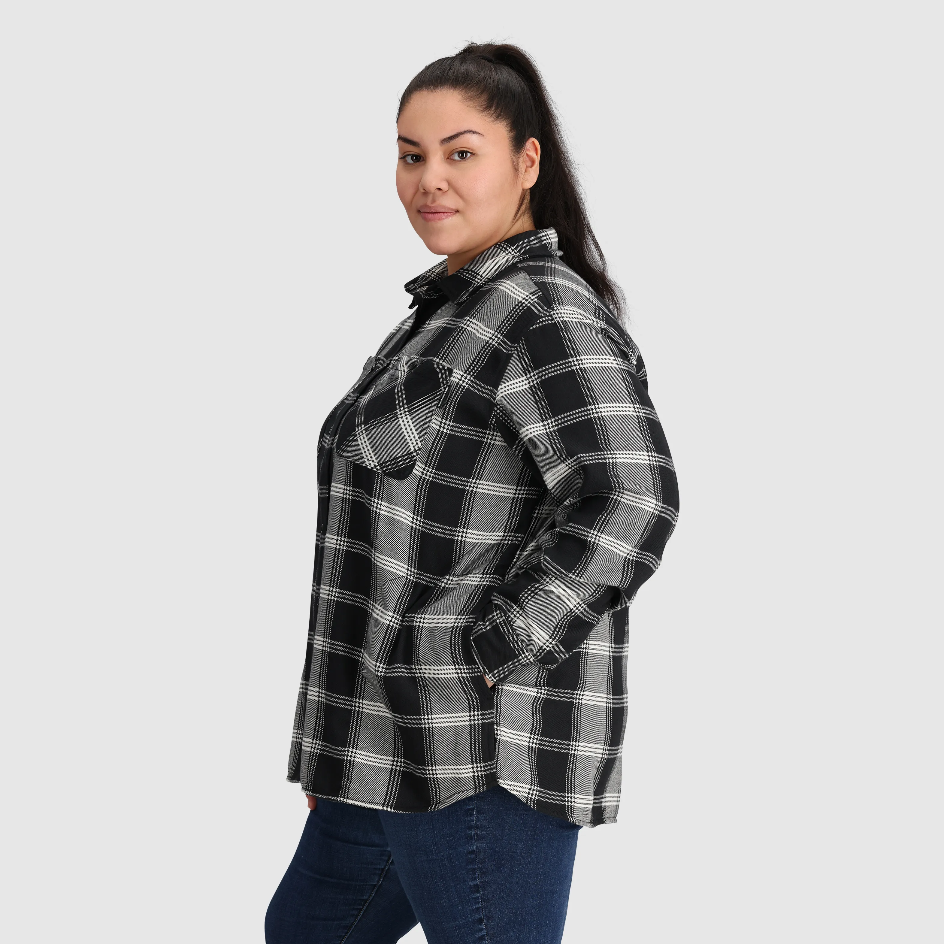 Women's Feedback Flannel Twill Shirt-Plus - Final Sale