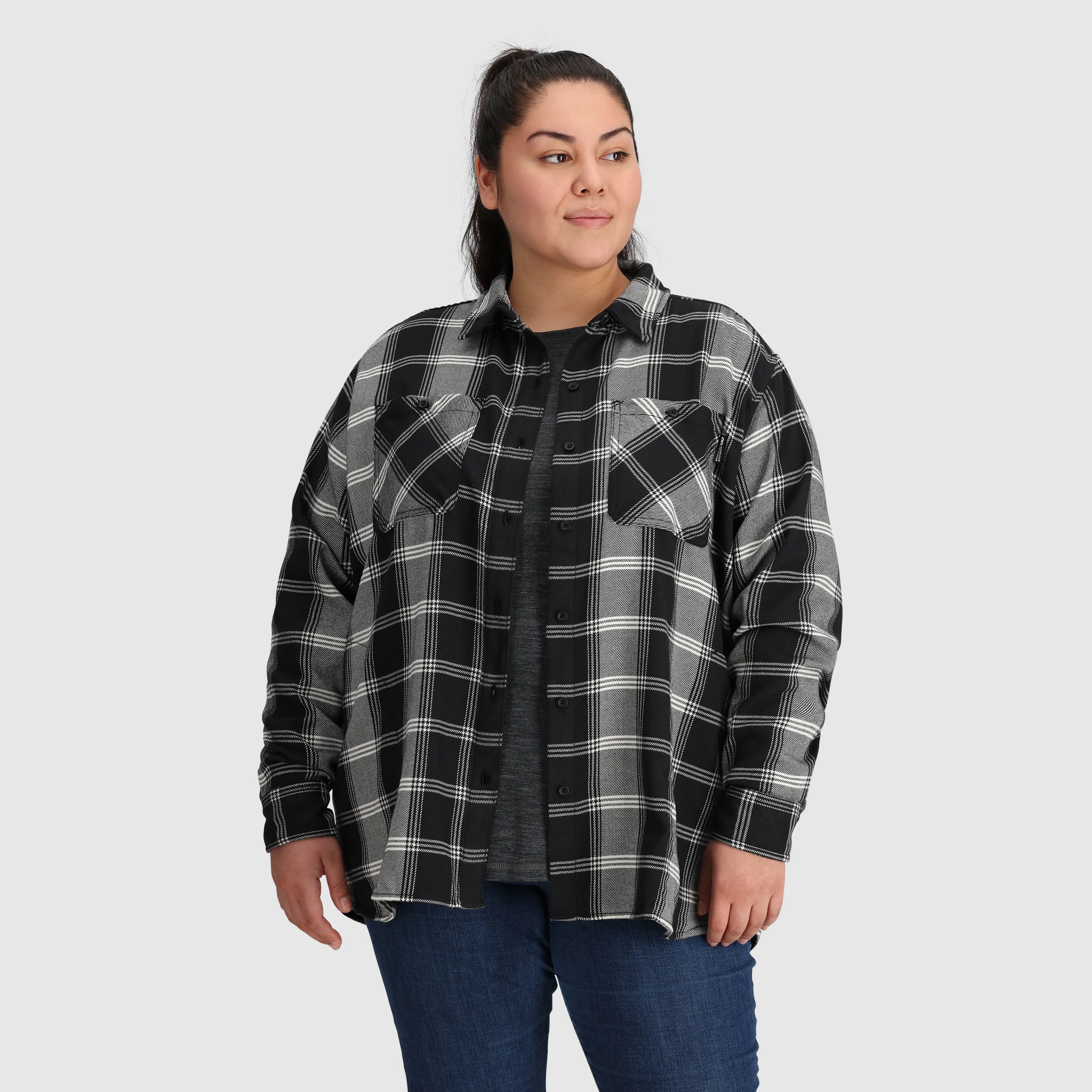 Women's Feedback Flannel Twill Shirt-Plus - Final Sale